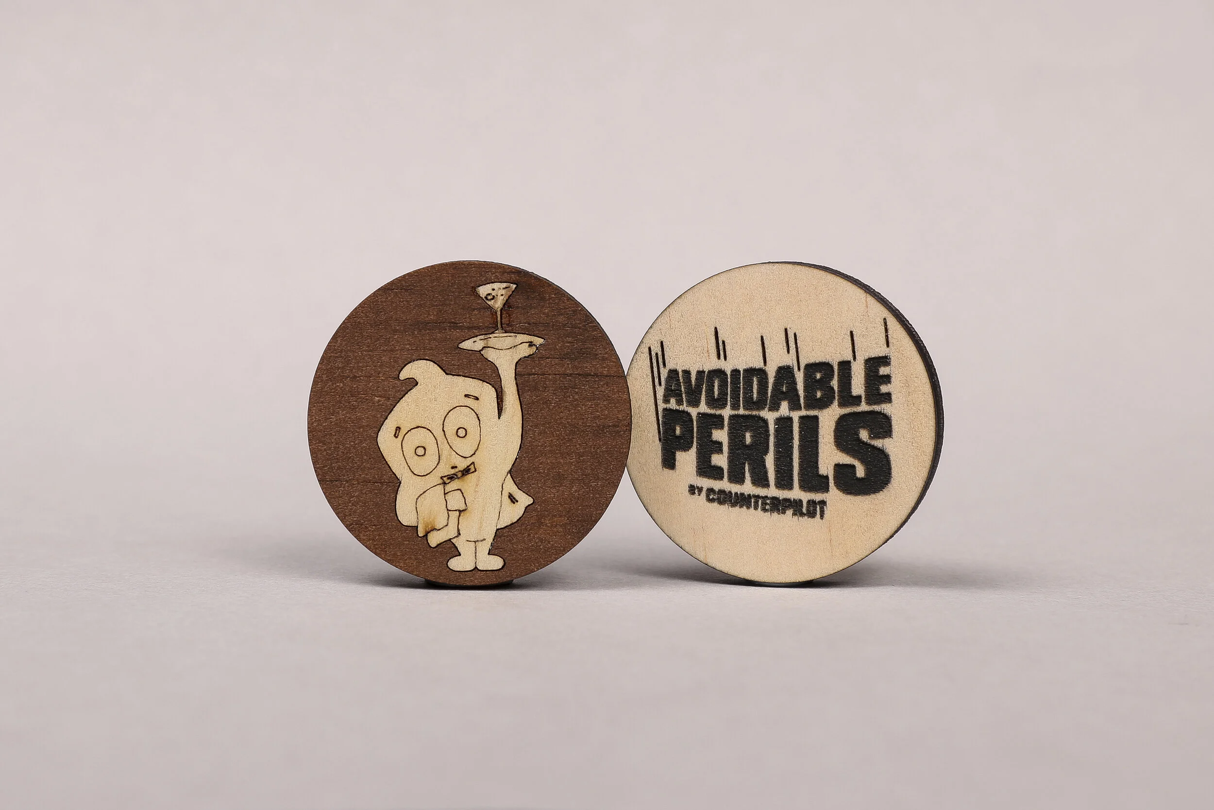 Ice-Tini - Wooden Magnet