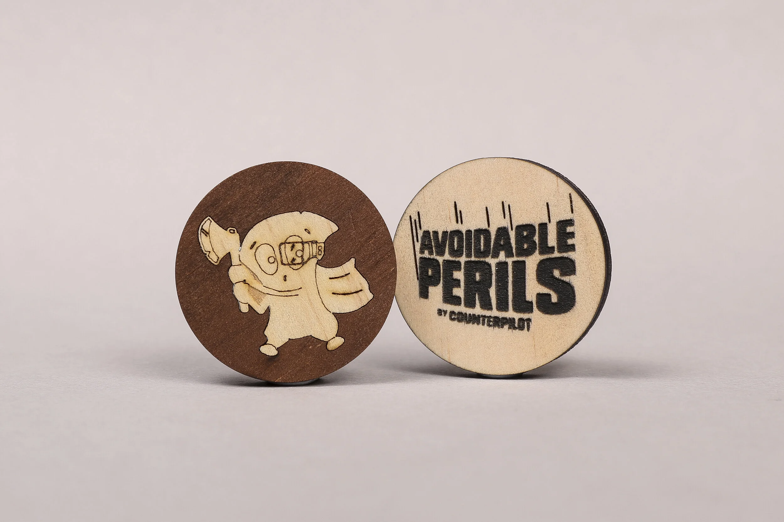 Hackster - Wooden Magnet