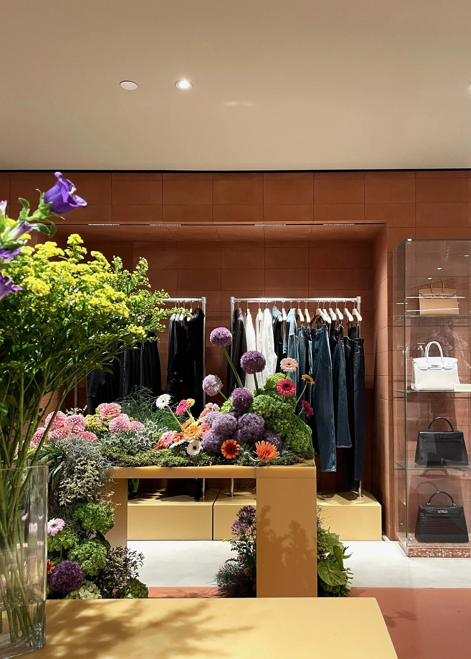 Floral Installation & Floral Bar for JOYCE Mother's Day