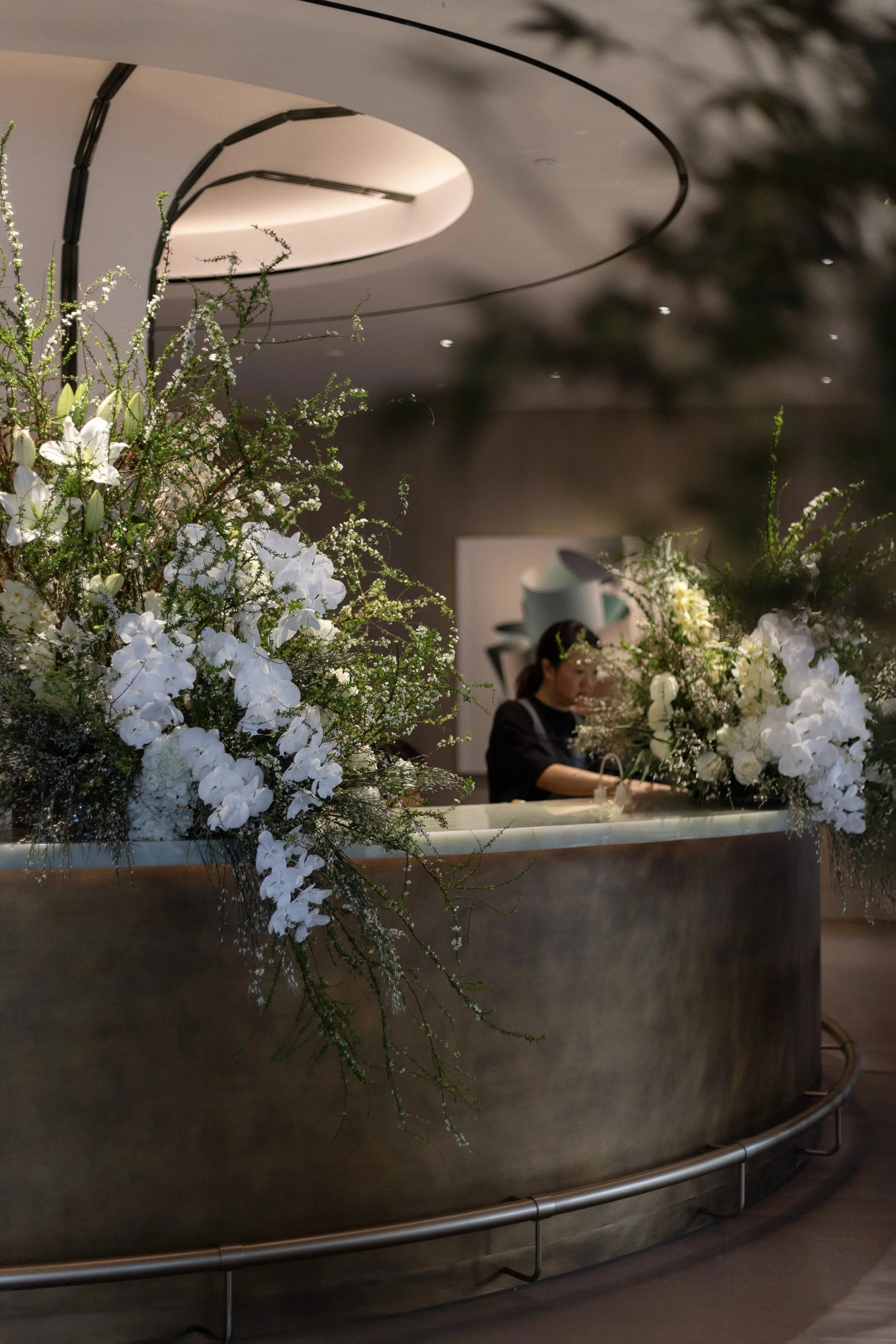 Floral Installation & Table Setting for a private event