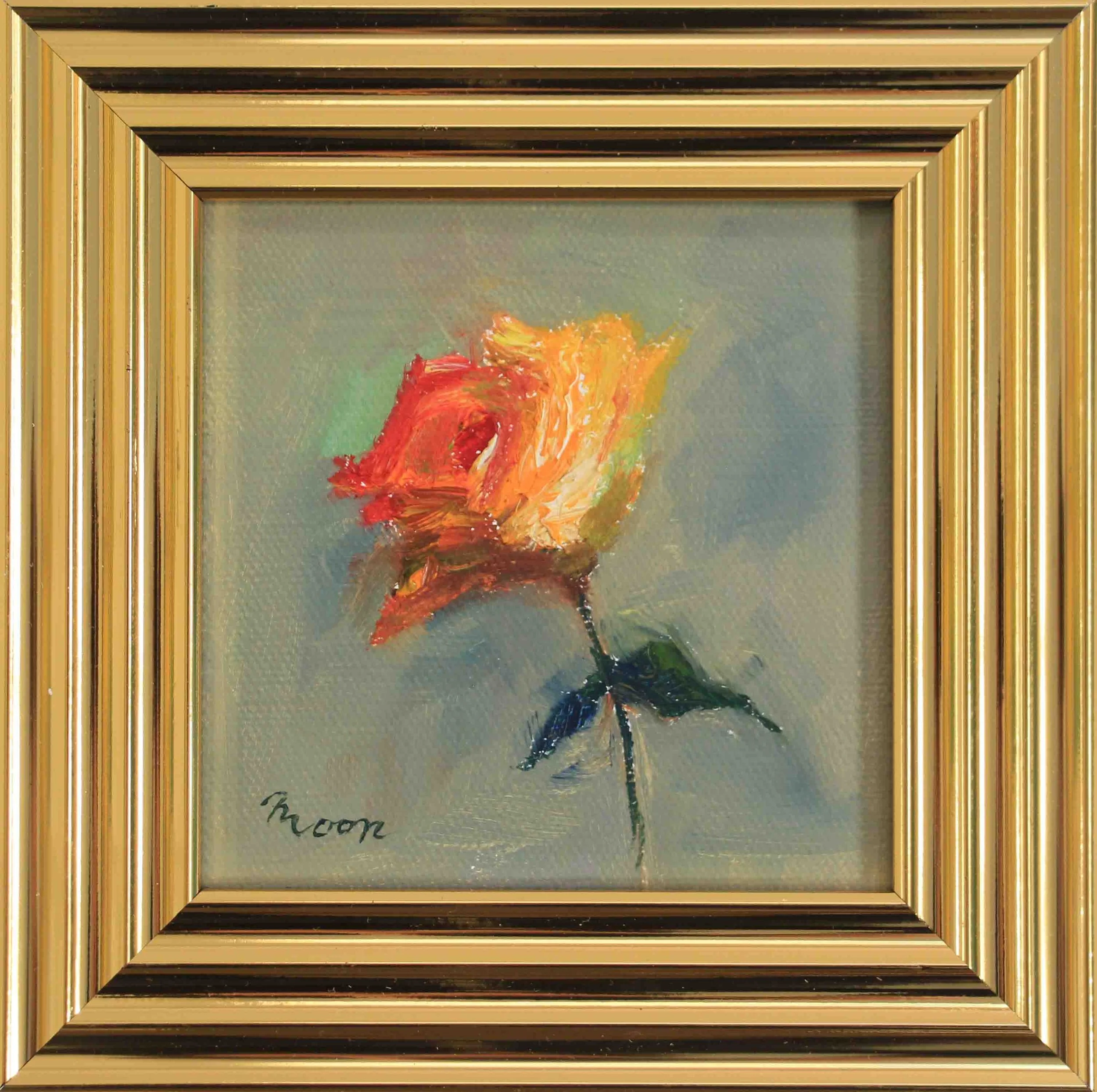A Rose 4" x 4" Framed