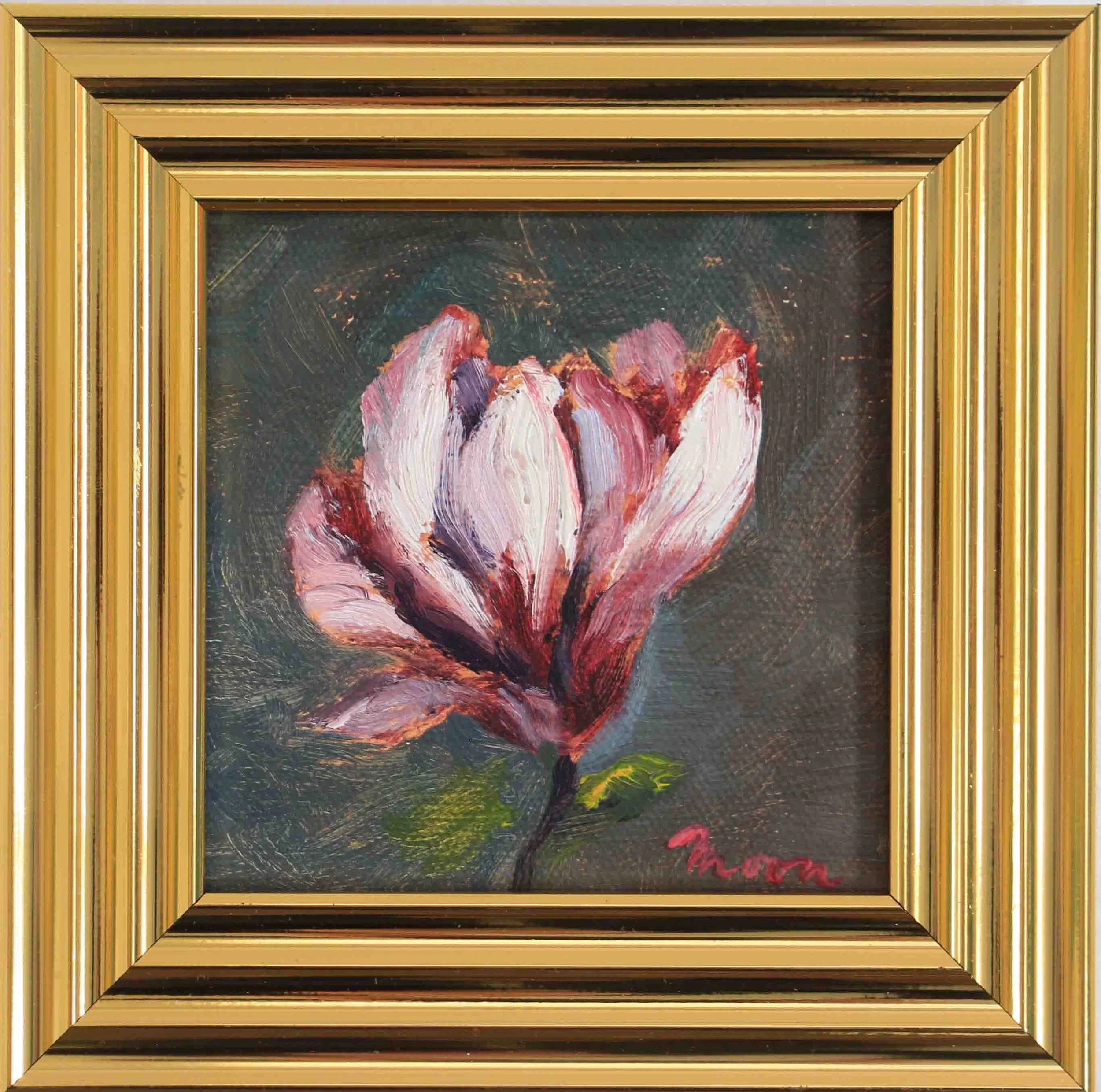 Magnolia 4" x 4" Framed