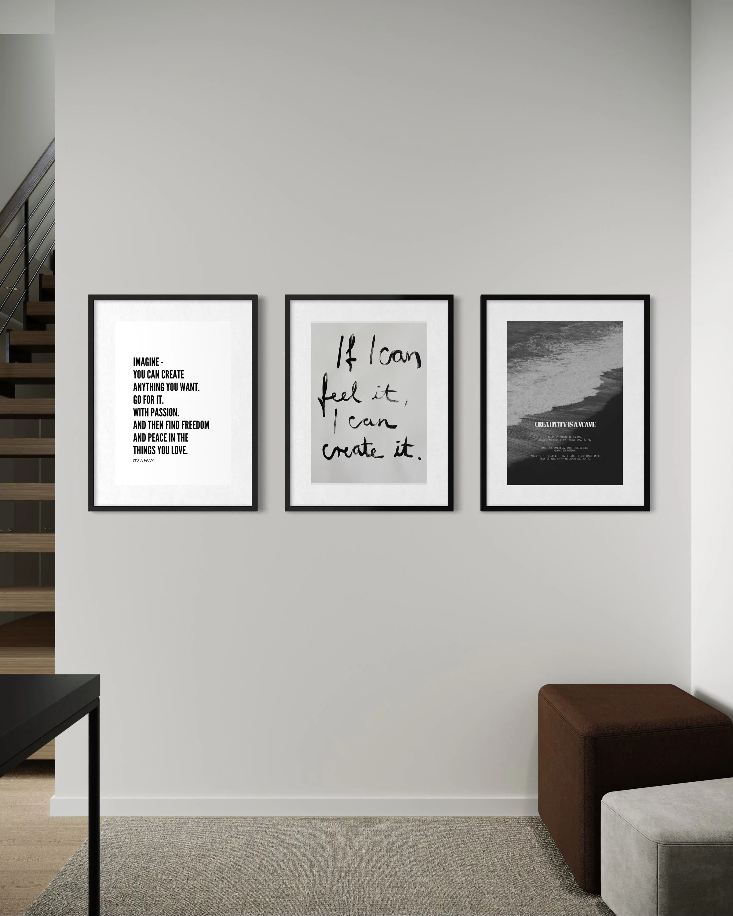 ART PRINT TRILOGIE (3er Set)