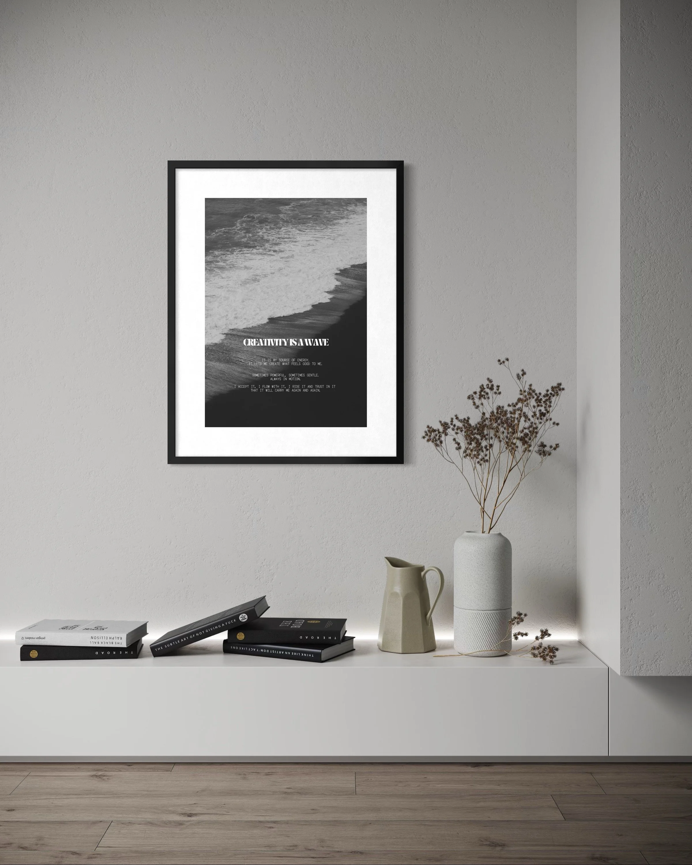 CREATIVITY IS A WAVE (DIN A 2)