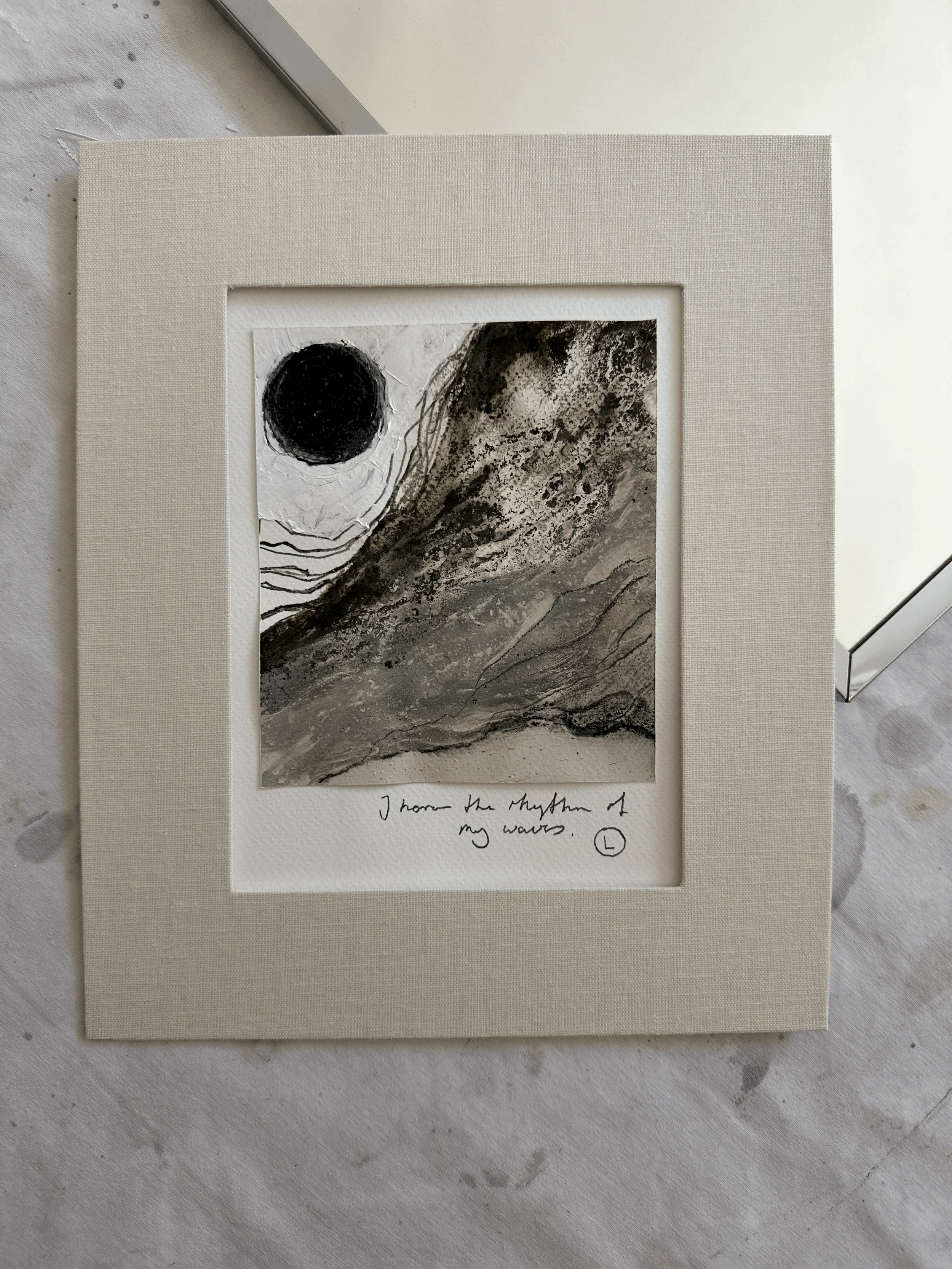 EARTHY WAVES - Paperwork No. 1 | gerahmt