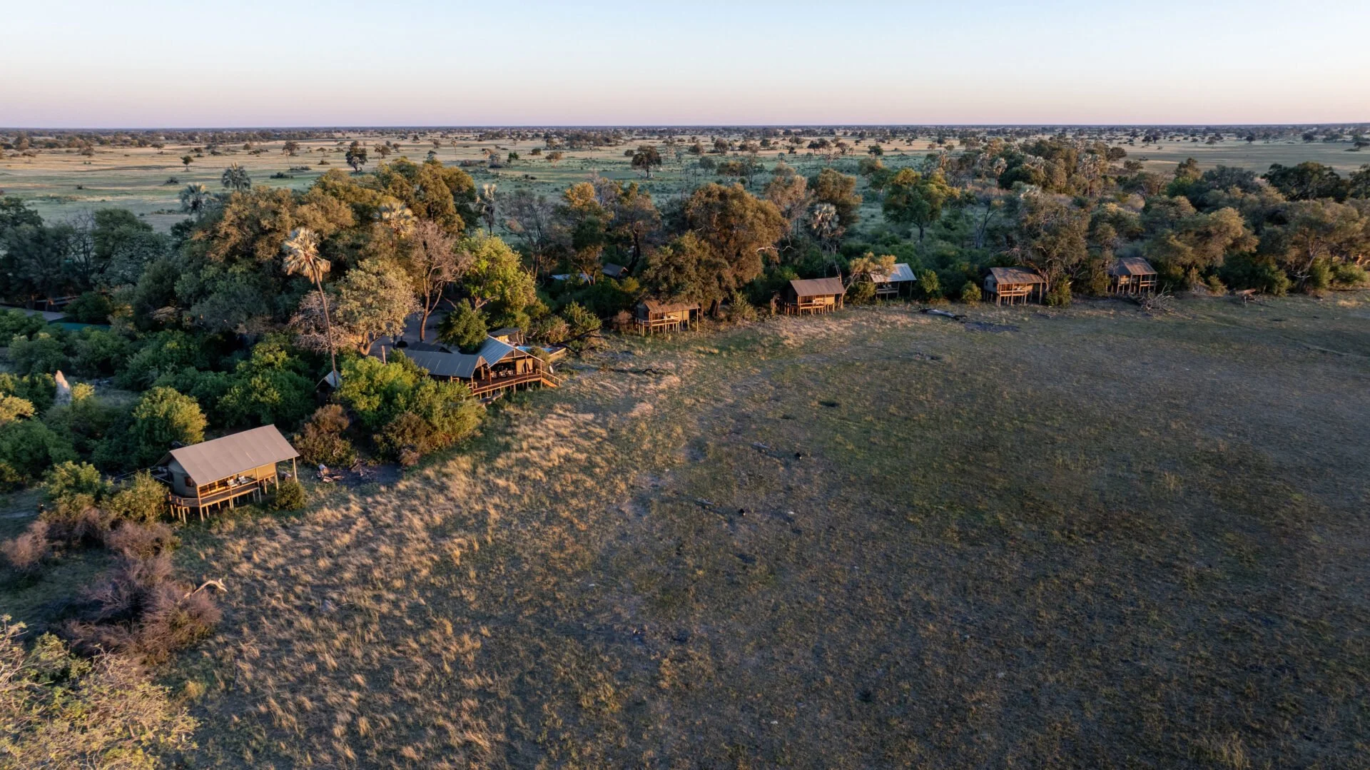 Our safari accommodation in Southern Okavango Delta