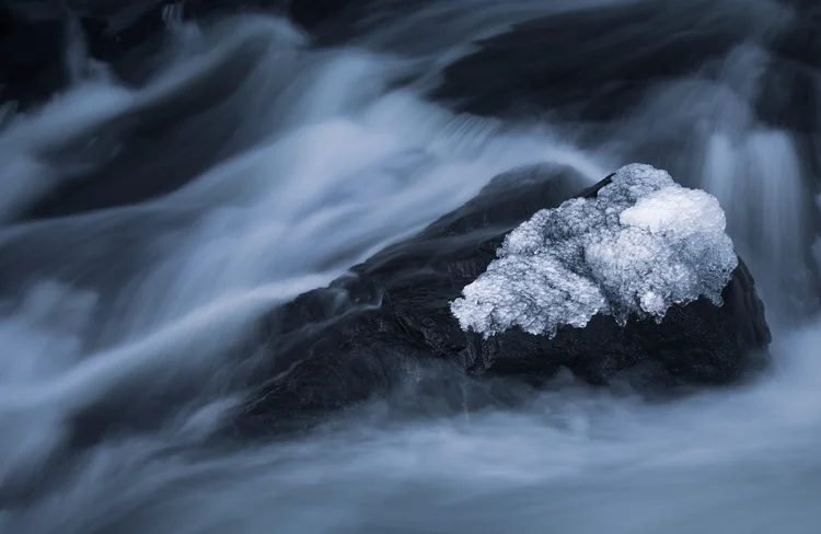 Long exposure of a Muskoka waterfall from the Focus and Flow photography workshop