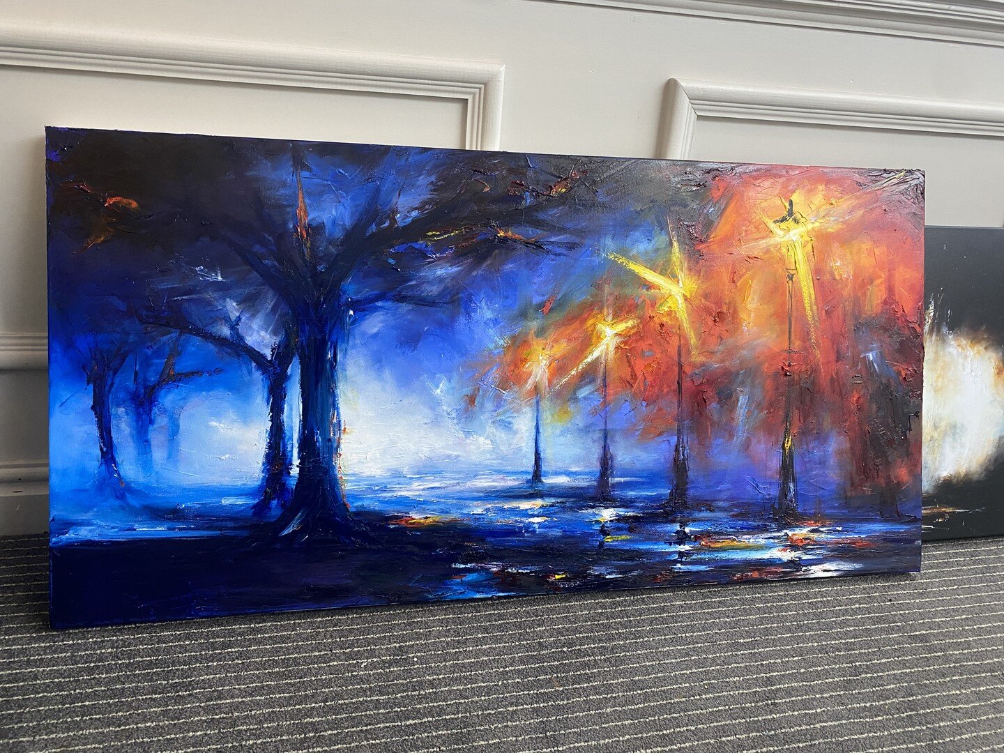 We are delighted to inform you that Ady has recently completed his latest painting, a captivating abstract representation of Pannet Park. While this piece serves as a preliminary &quot;study,&quot; Ady is brimming with excitement to showcase his new 