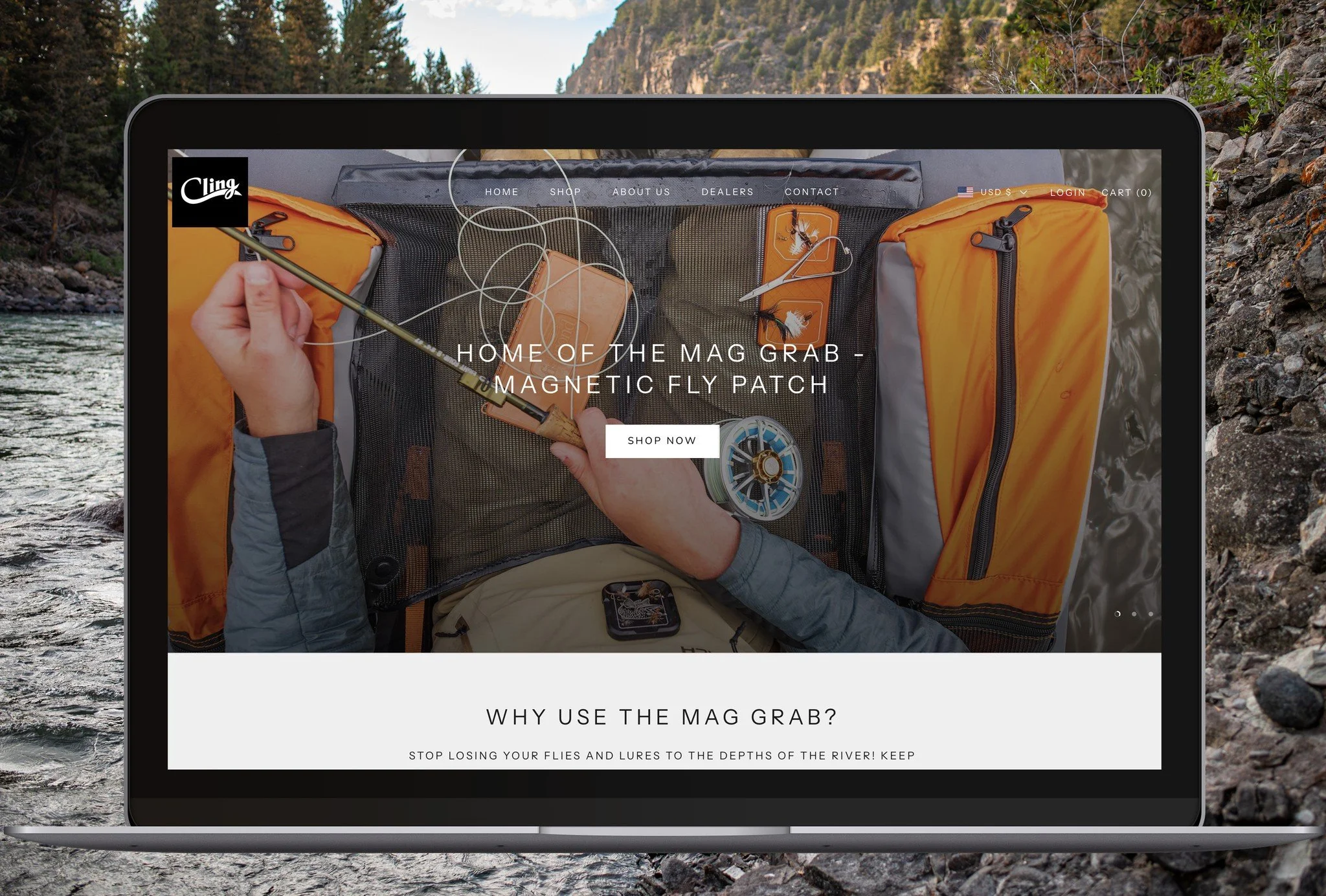 Project Highlight: New Website For Cling Fishing Products