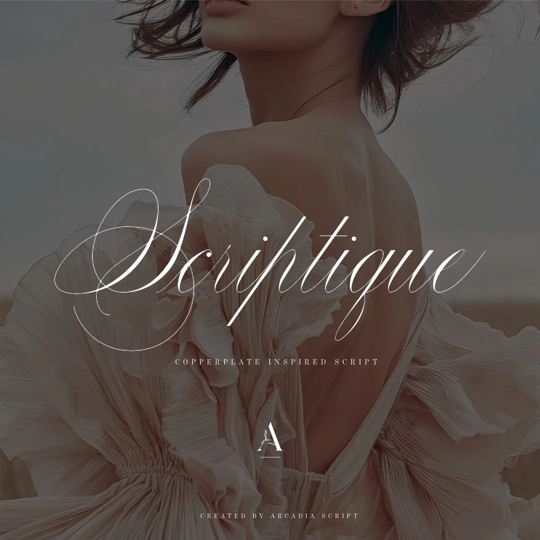 It&rsquo;s finally here.

After two years of learning, refining, and crafting, Scriptique now exists in the world.

A modern script font designed for elegant, expressive, and timeless work.

Now available. Link in bio.

 #fonts #font  #scriptfont  #t