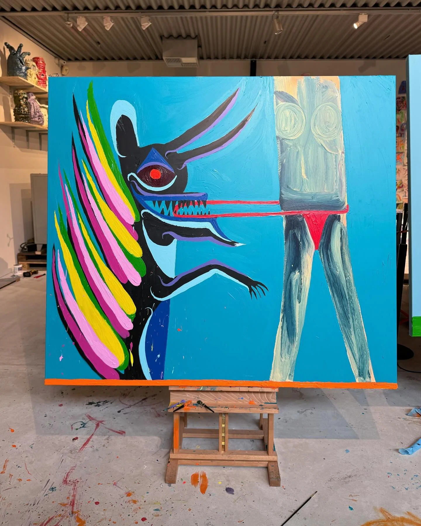 Stealing Panties @arkenmuseum #secretlover #pantiedropper #demons #studiophoto #arken #frederikn&aelig;bler&oslash;d