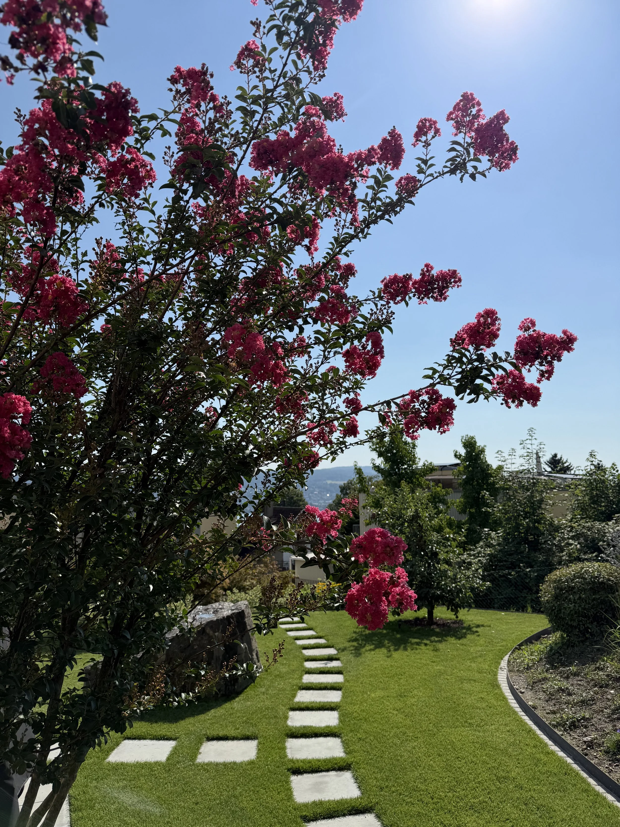 Terrassen-Oase mit Grillplatz und Römische Verband