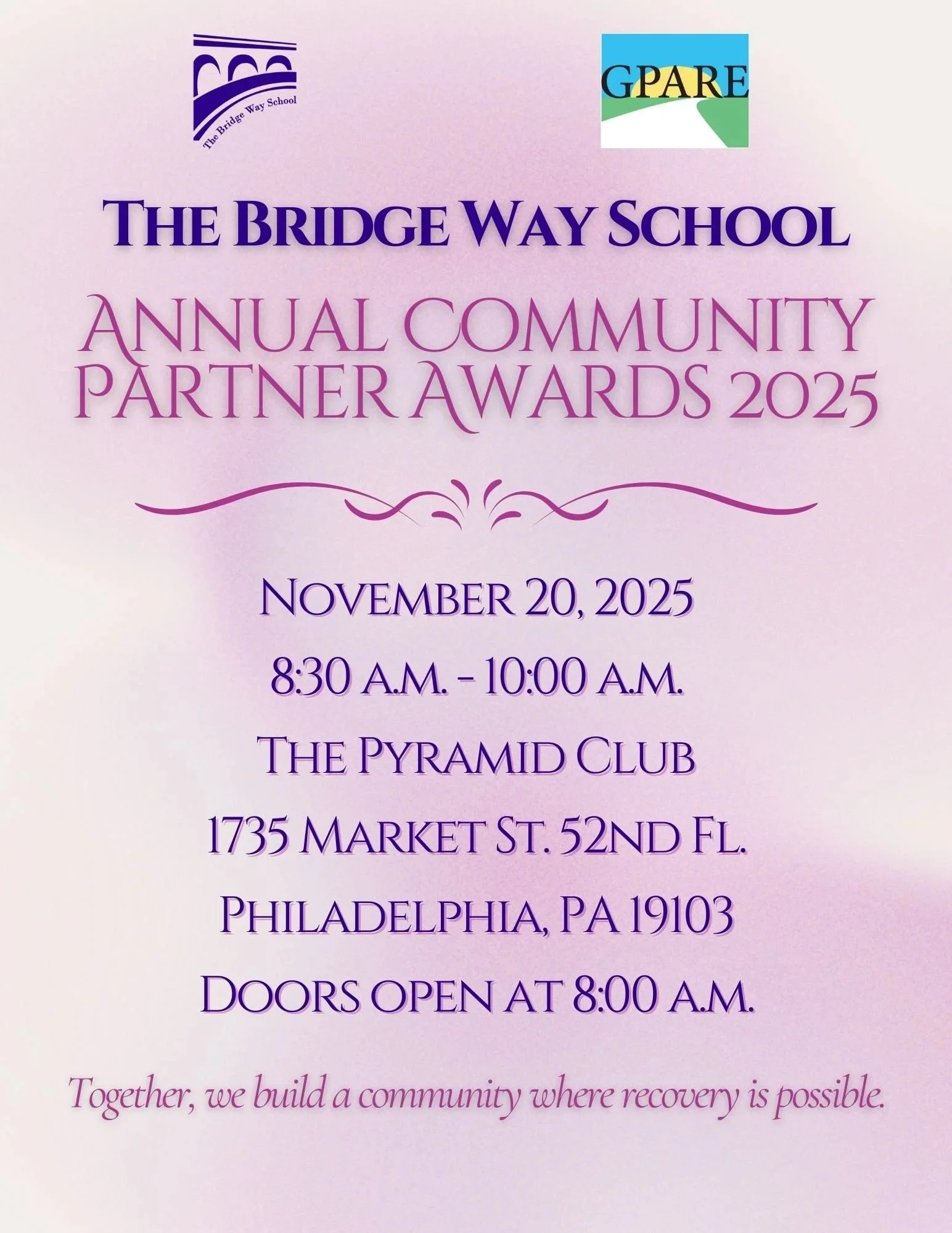 2025 Annual Community Partner Awards Breakfast