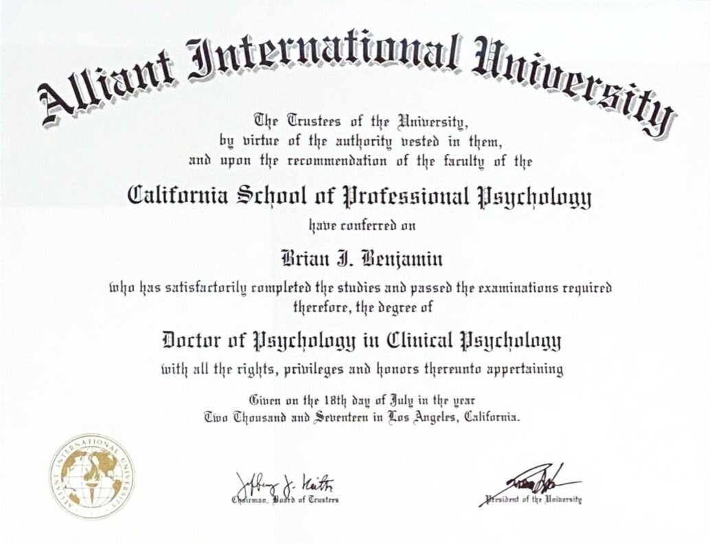 Doctorate in Clinical Psychology - Alliant International University, California School of Professional Psychology, Los Angeles