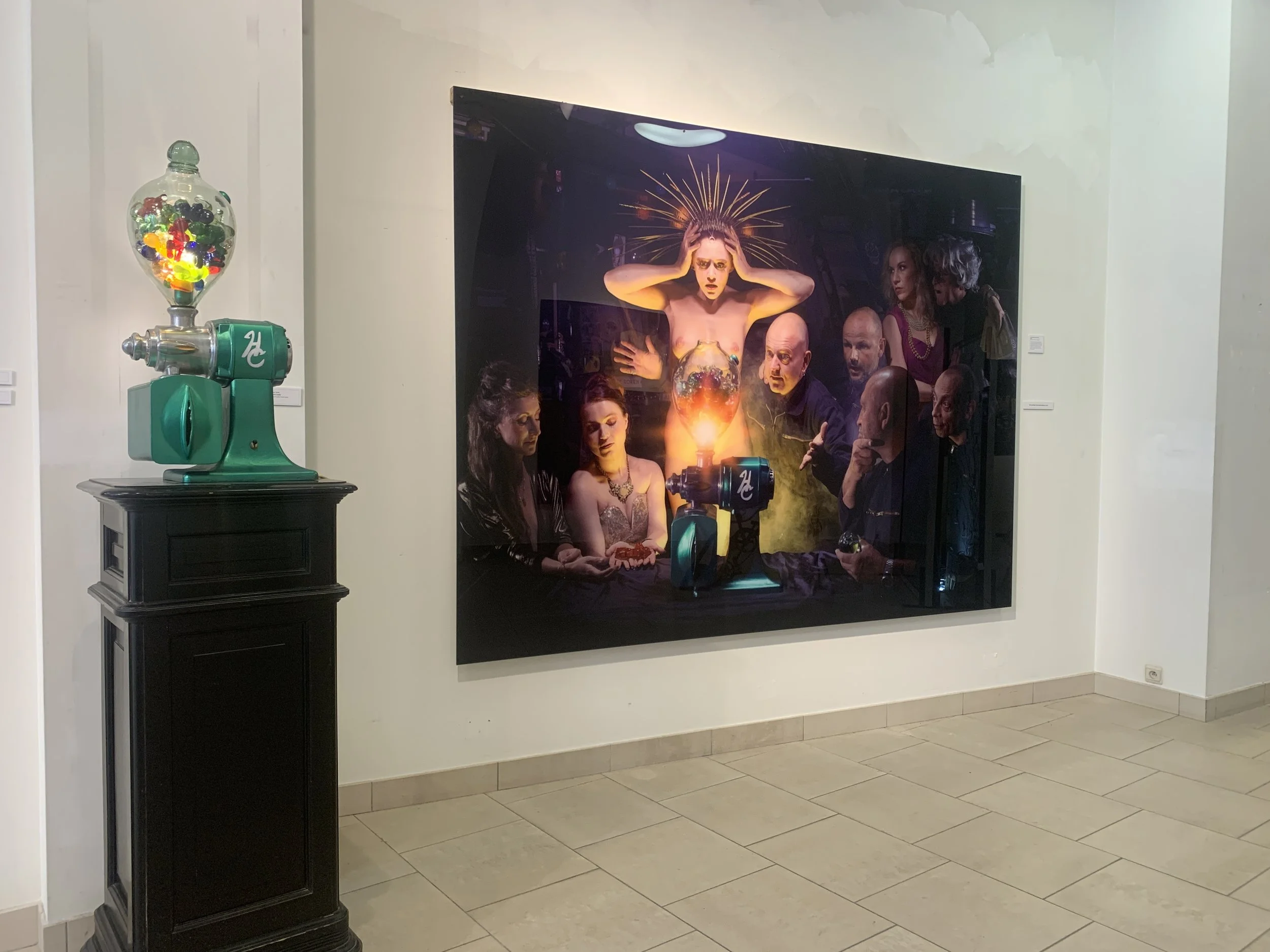 Bart Ramakers: Automat for a New World: The HCCC™ or Hard Candy Creation Contraption™, created with much love and affection in the workshop of Roel Stels.