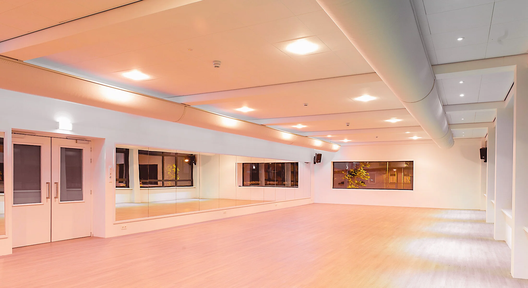 Fitness zonder reserveren, yogazaal open