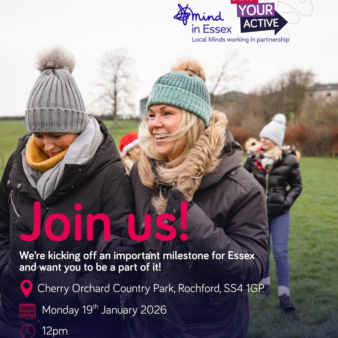 A new partnership is taking shape 👀&hellip; and we can&rsquo;t wait to share more soon. 
Join our launch walk on 
🗓️Monday 19th January 
📍Cherry Orchard Jubilee Country Park in Rochford 
⏰12pm to be part of the journey.

#bluemonday #mentalhealthm
