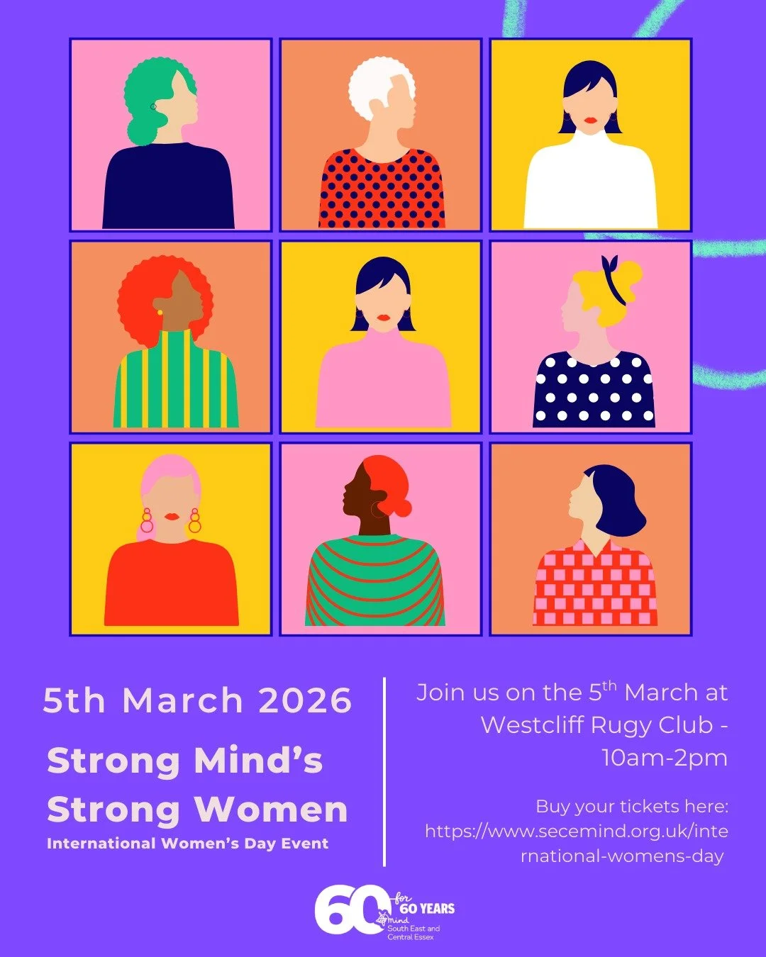 ✨ SAVE THE DATE ✨
International Women&rsquo;s Day 2026

💙 Strong Minds, Strong Women
📍 Westcliff Rugby Club
🗓 Thursday 5th March 2026
⏰ 10am&ndash;2pm

A half-day event celebrating women in business, real stories, mental wellbeing, and 60 years of