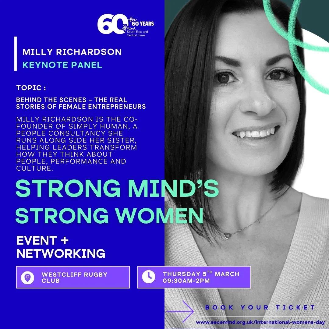 ✨ Panel Speaker Announcement &ndash; Milly Richardson ✨

We are so excited to introduce one of our incredible panel speakers for Strong Minds, Strong Women this International Women&rsquo;s Day &ndash; Milly Richardson 💙

Milly is the Co-Founder of S