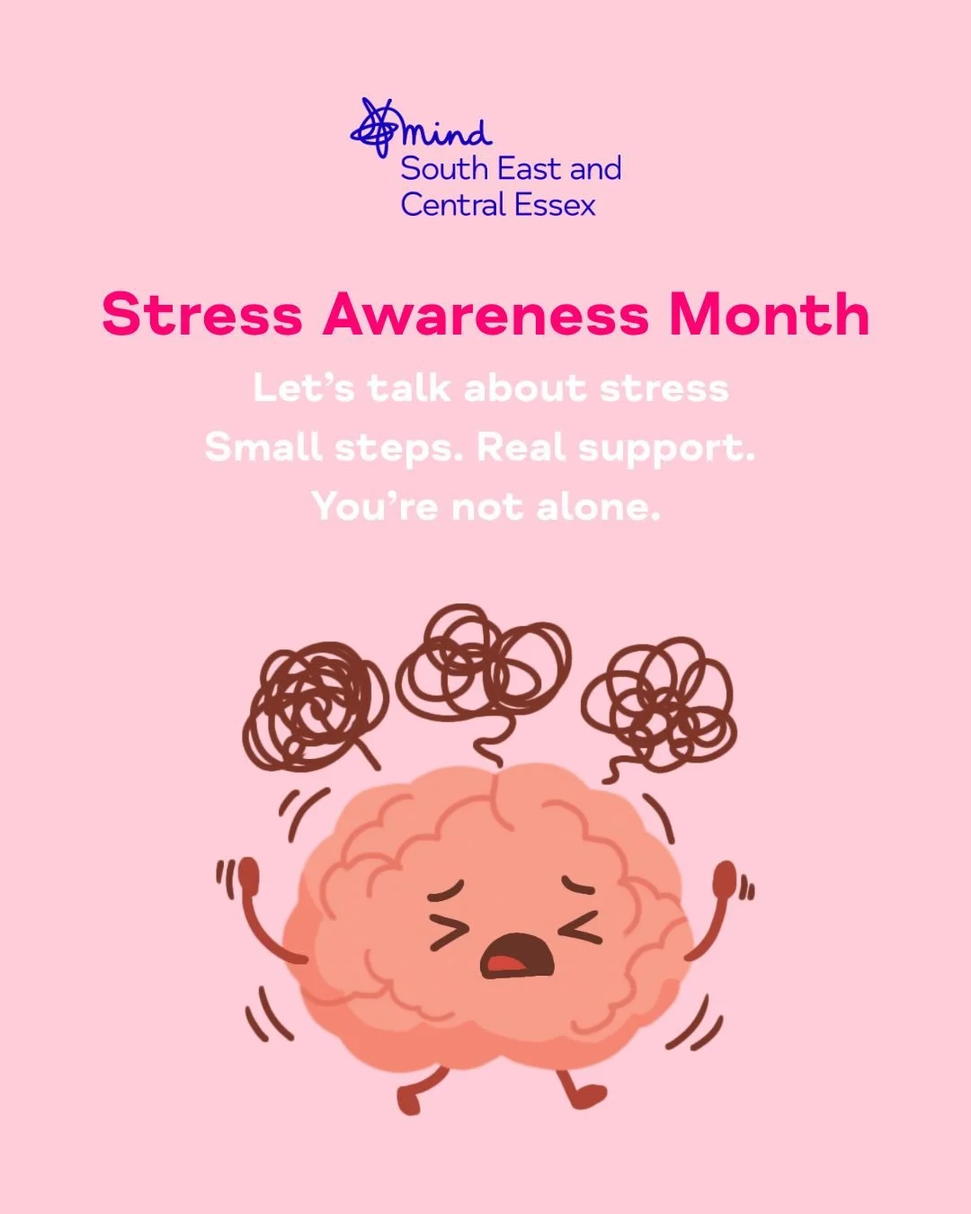 Stress is something many of us carry.
Quietly, consistently, and often alone.

April is Stress Awareness Month. We&rsquo;re opening up the conversation.
Because recognising stress is the first step towards managing it.

Whether it&rsquo;s taking a pa