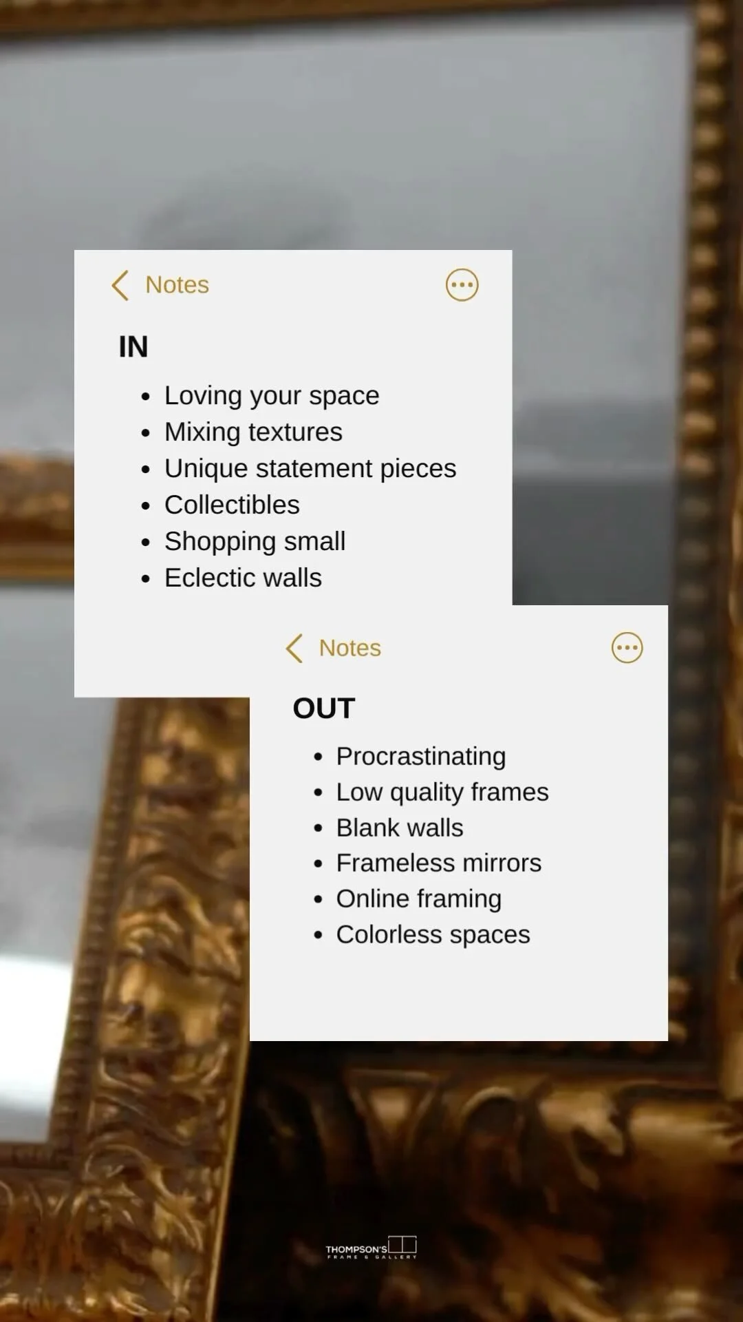 Thompsons Frame & Gallery Atlanta Frame Shop