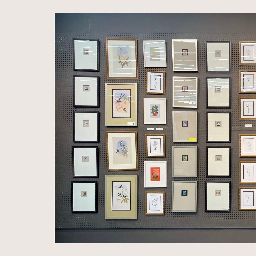 Too many stunning frames to fit in one picture! Our new feature wall is filled with unique, beautiful sets ready to take home and hang on your walls today!

#thompsonsframe #customframing #interiordesign #uniquegifts #customgiftgiving #customgifts #f