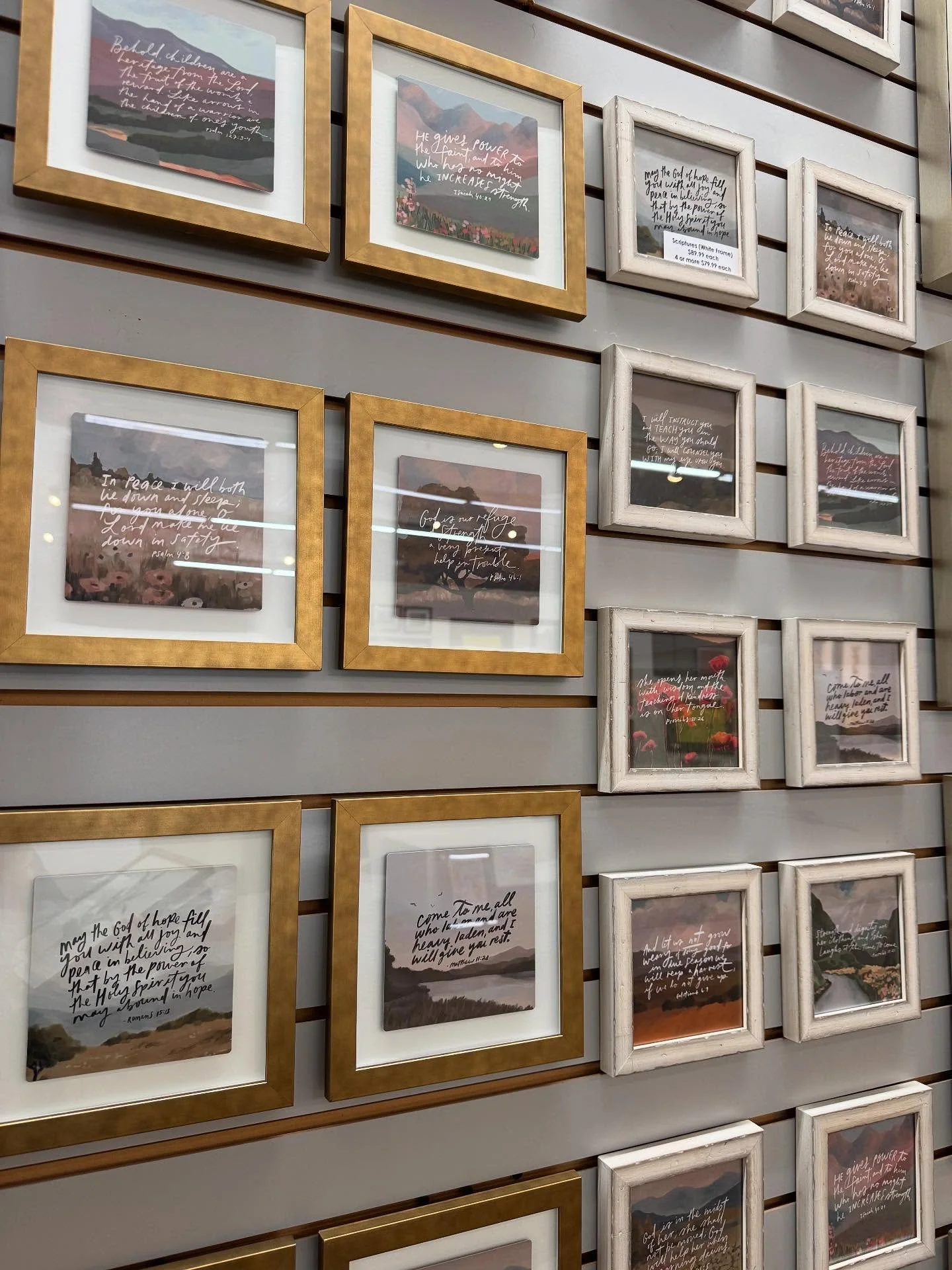 We have this beautiful set of prints framed in simple gold or white frames for sale! Buy multiple or fill a wall or snap one to fit in a small space.

#thompsonsframeandgallery #thompsonsframe #frameshop #gallery #smallbusiness #buylocalart #buylocal