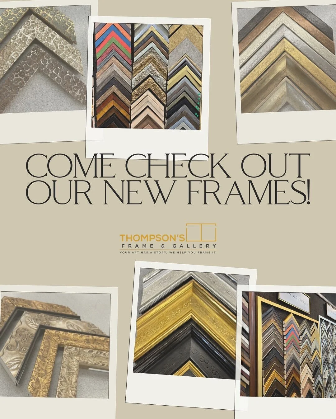 Fresh new frames for a fresh new look this holiday season! #frames #newframes #localshop #holiday #alpharetta #interordesign #interiordecor