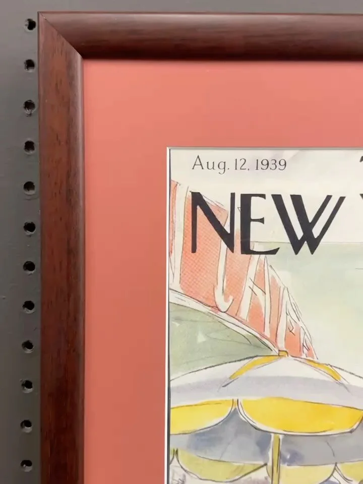 Dreaming of a trip to the big apple? So are we! This simple frame and bright popping mat is the perfect combination of unique elegance.