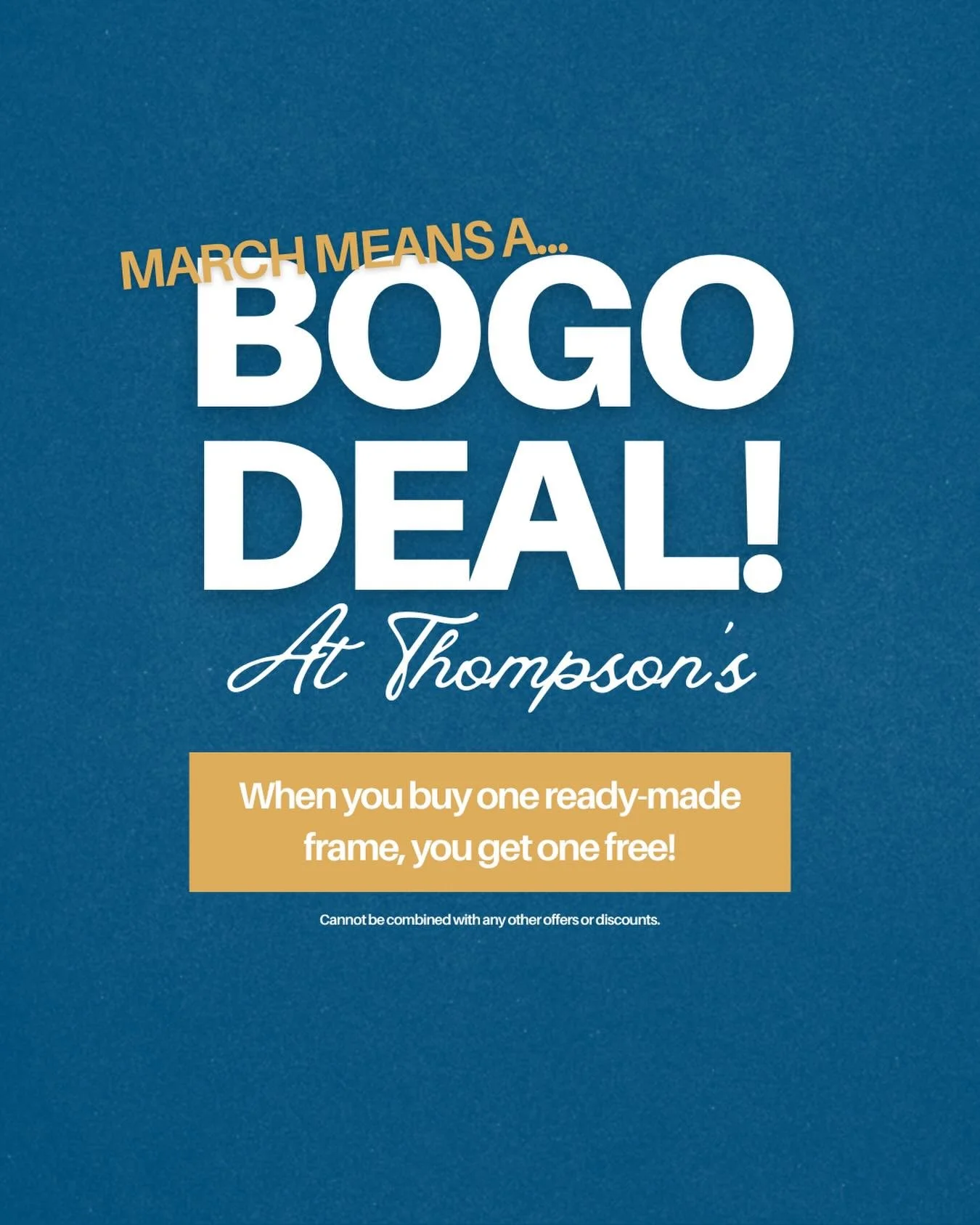 You do not want to miss this! We have never done a sale like this before at Thompson&rsquo;s, and we are so excited to bring it to you this March. It&rsquo;s time to find your perfect ready-made!