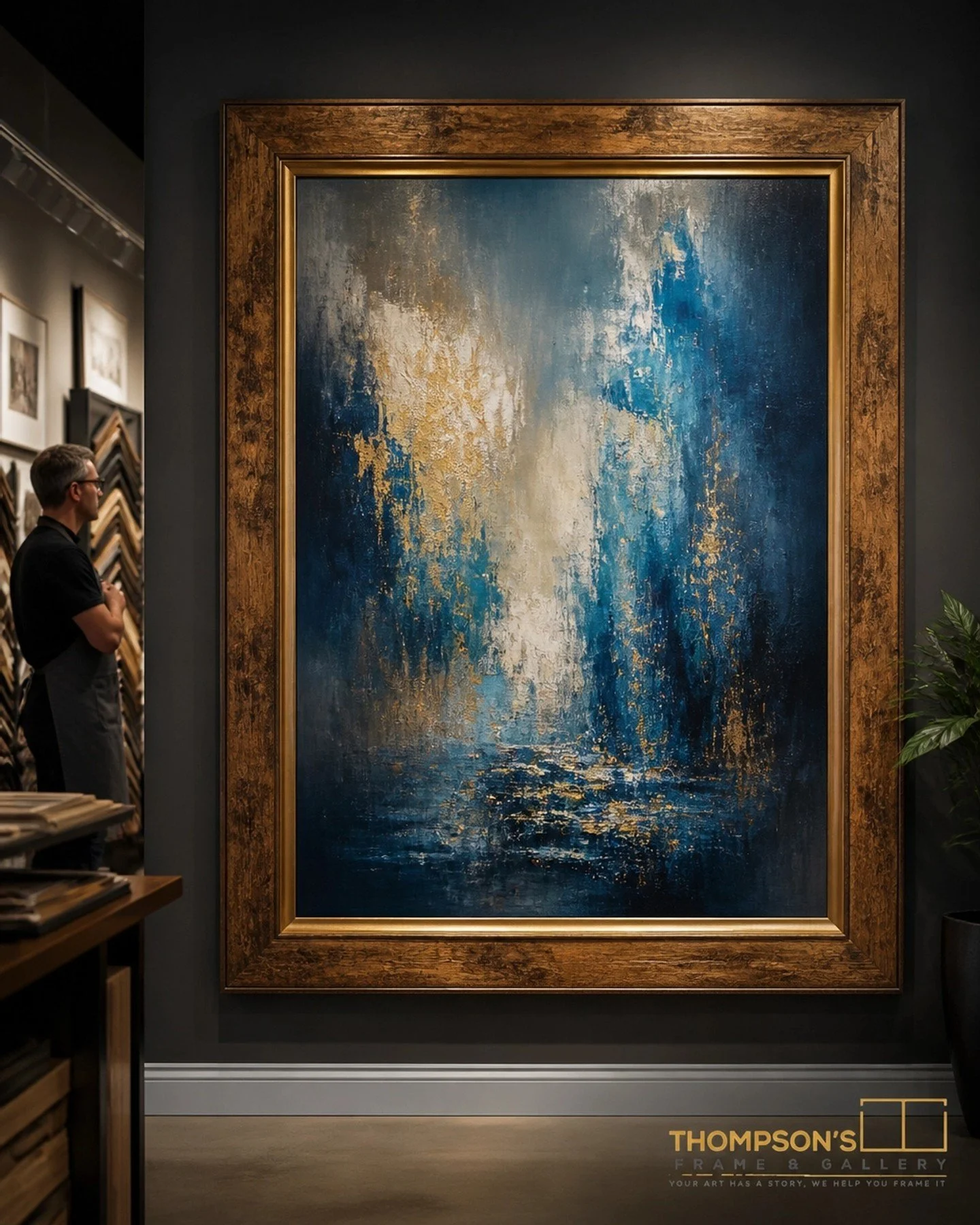 Big art? No problem!! We live for the big, the bold, and the "how are they going to do that?" challenges. 

Handling oversized pieces is a true specialty of ours, and we feel so honored every time you trust us with your largest treasures. T