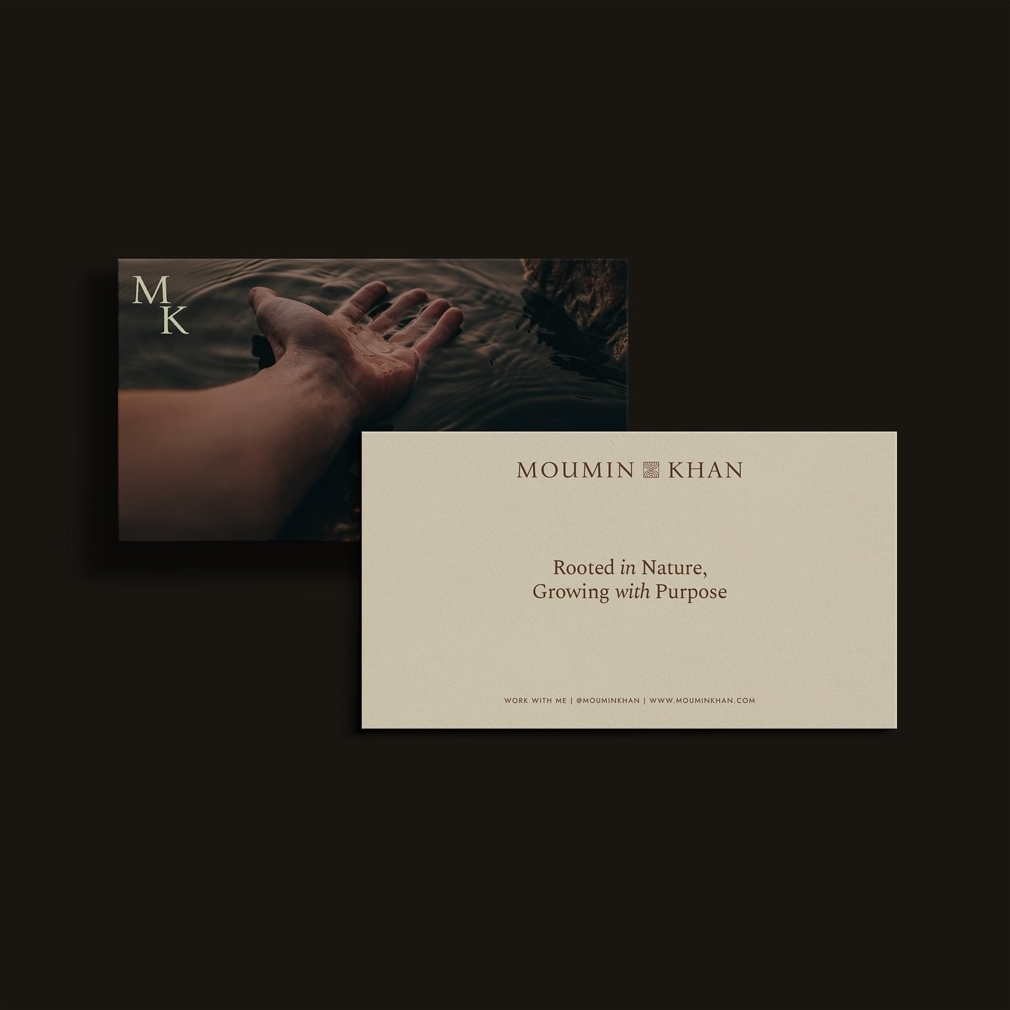 Blending Deep Purpose with Grounded Authenticity 🪶

I&rsquo;m truly in love with this brand identity design project I recently completed. Although the client chose a different font for the final logo designs, I wanted to share the second runner-up, 