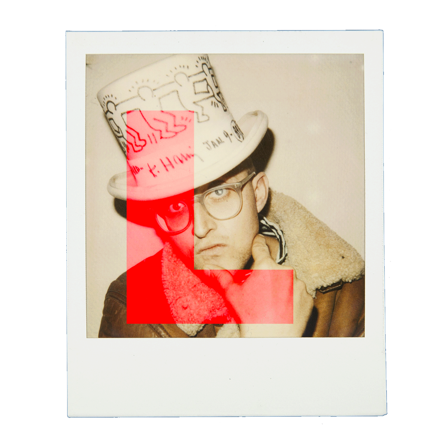 American Eagle Pride pop-up NYC Polaroid-style artist portrait used in campaign visuals