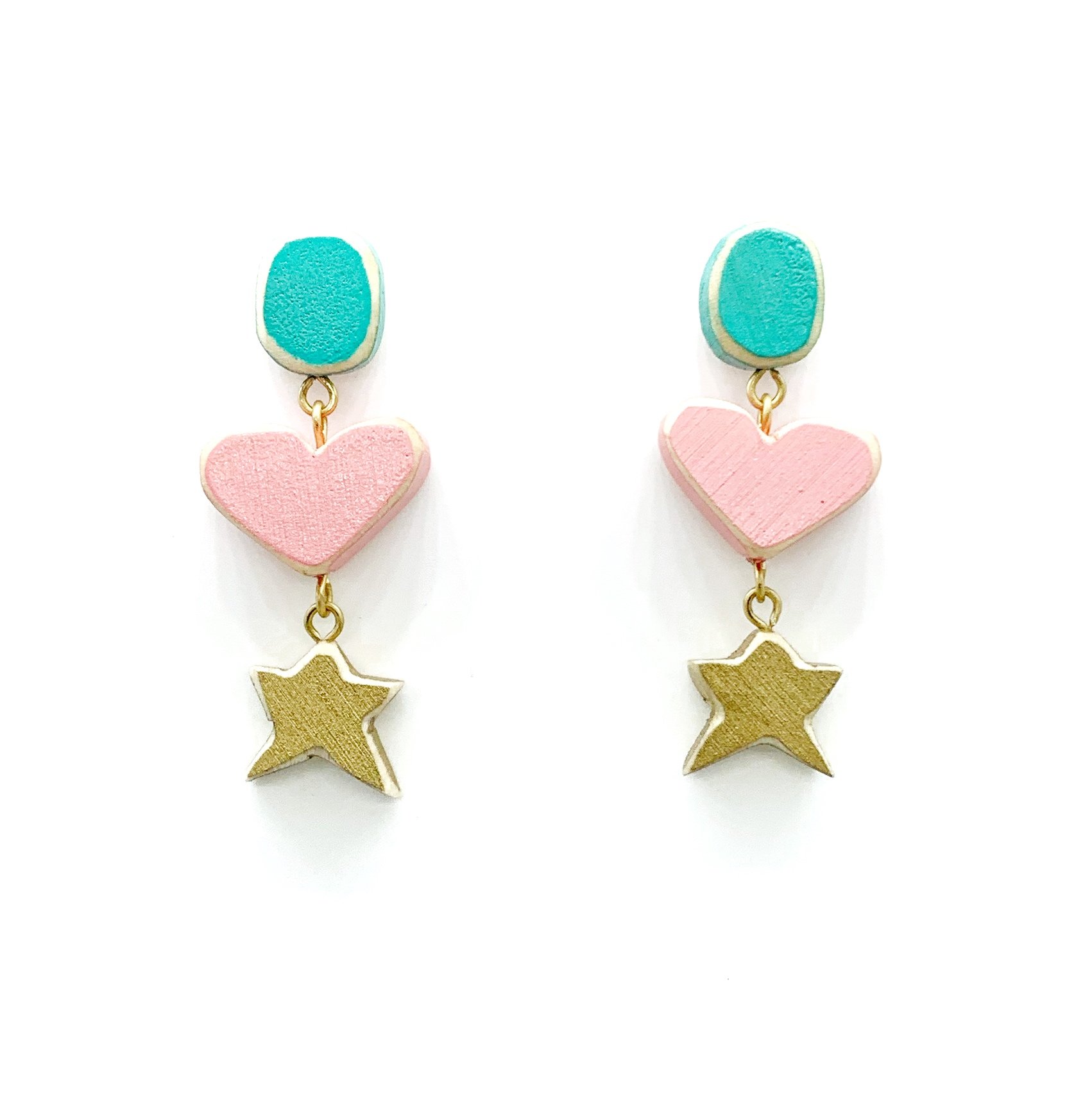 Barbie The Movie Bling Heart Earrings NWT Pink Blonde FAST SHIPPING - $15  New With Tags - From Julia