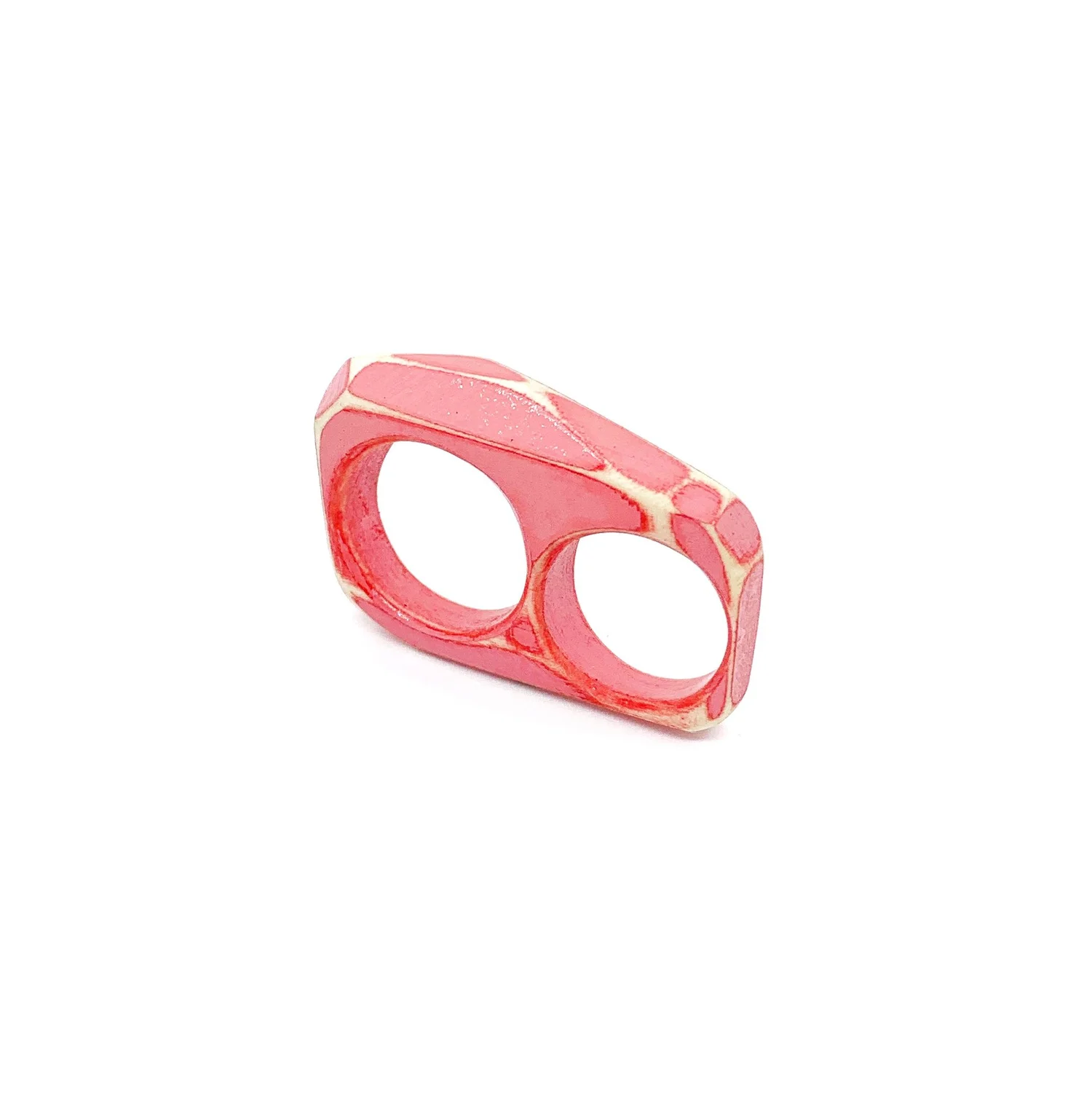 Multifaceted Double-finger Ring — MORGAN HILL