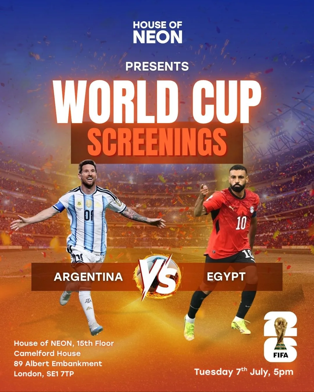 We’re Screening the Footie!