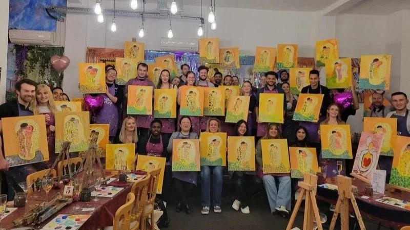 Valentine's Sip & Paint Events