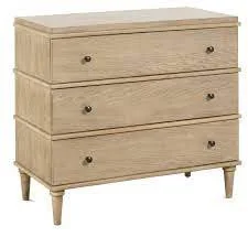 Three Drawer Chest Dresser- Wood