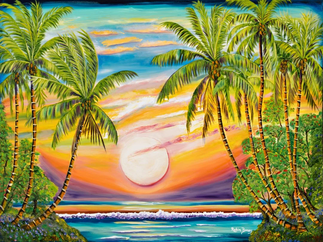 Moonlight over Aloha Tides