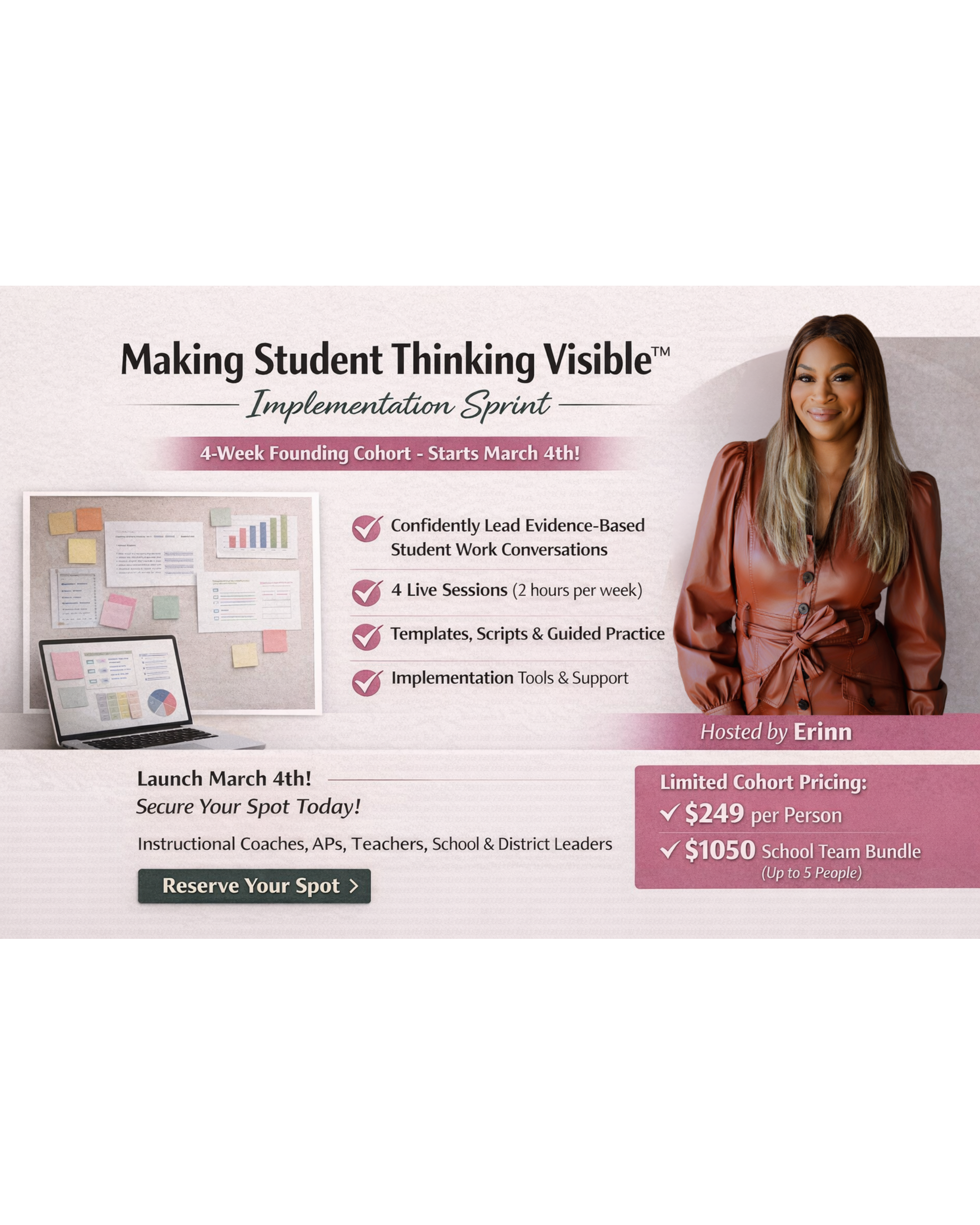 Making Student Thinking Visible: Implementation Sprint