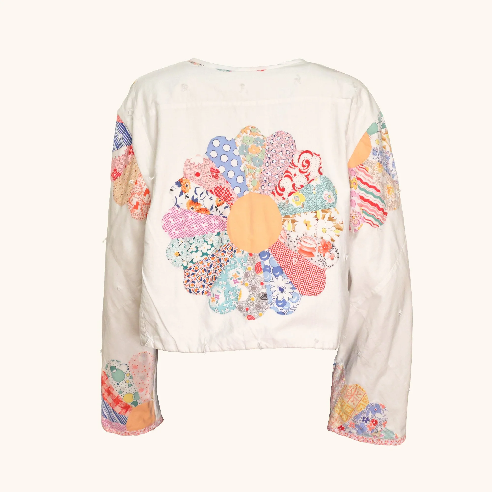 Aulelei_Peacy Poppy Quilted Cropped Coat_Back.jpg