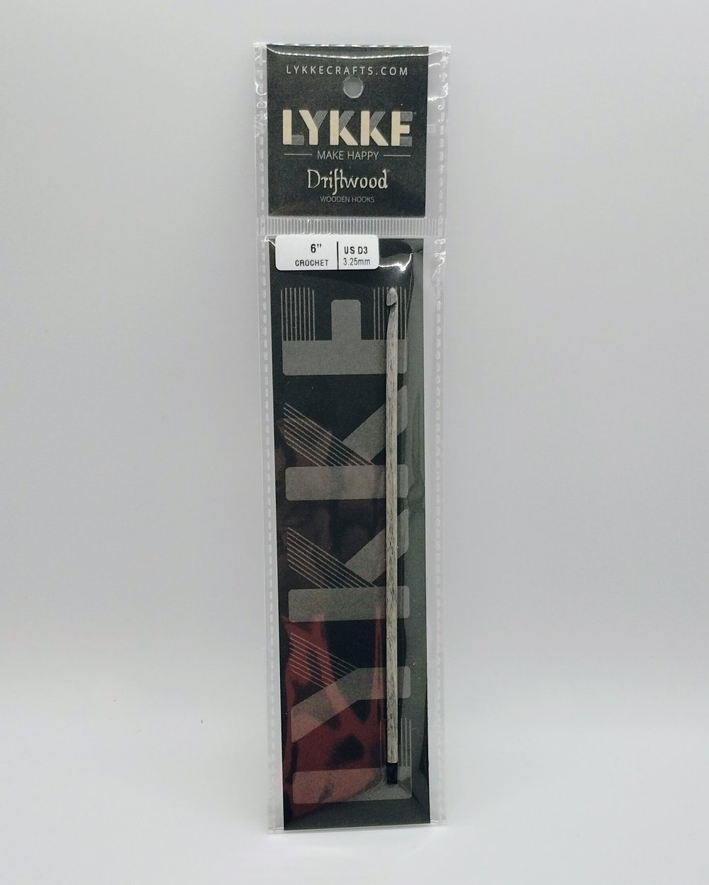 LYKKE Driftwood 6 Inch Interchangeable Crochet Hook - I9 (5.50mm) - Ideal  for Tunisan Crochet
