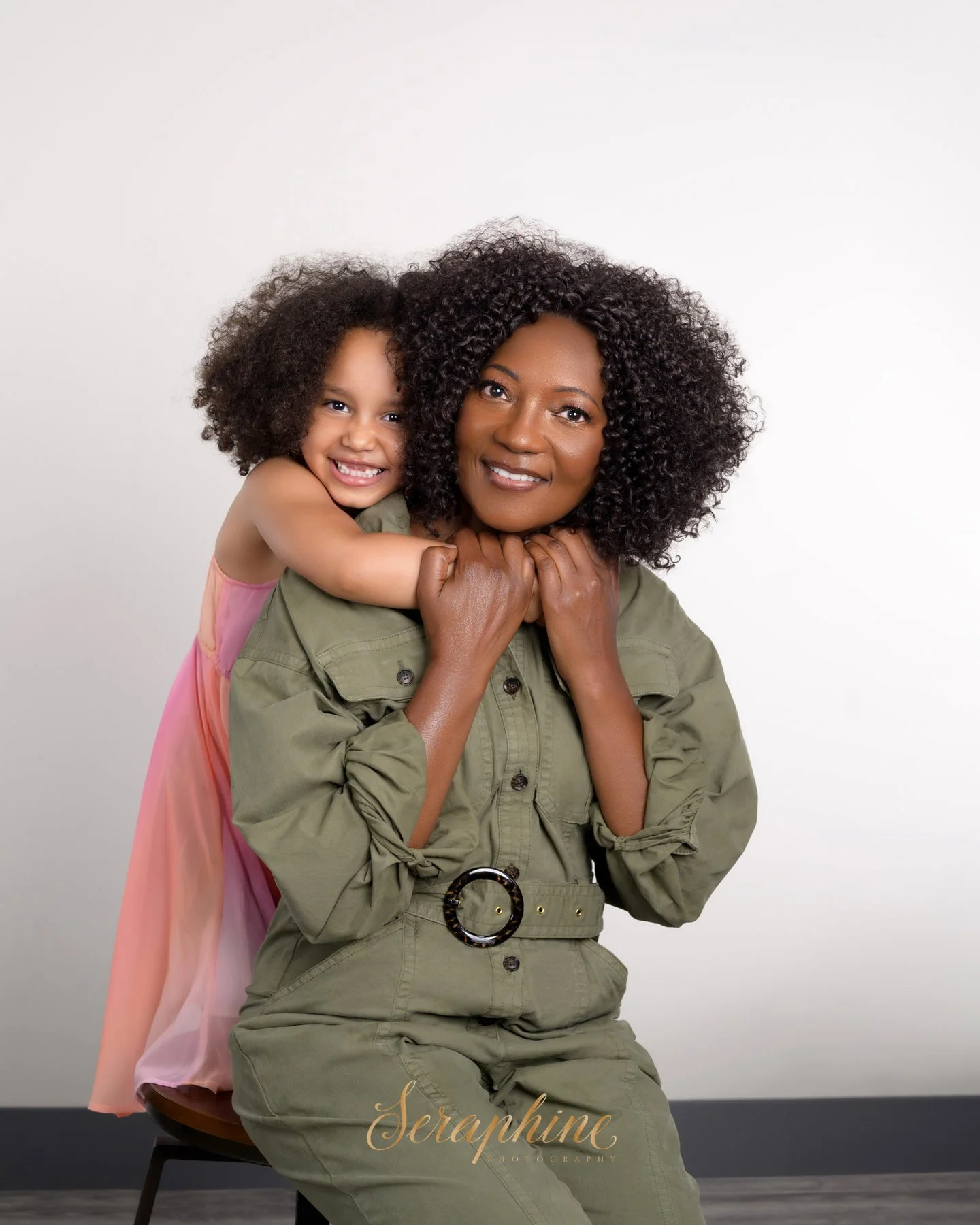 Portrait of a Mother and her Daughter in casual outfits photographed at Seraphine Photography Braintree MA Studio-0050.jpg
