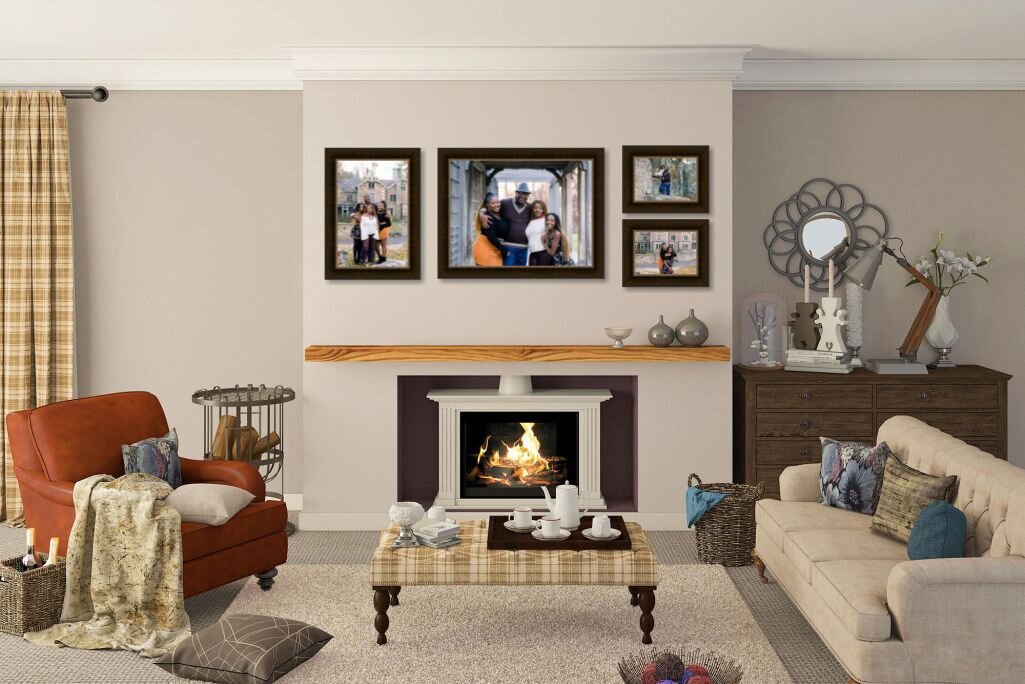 Seraphine Photography Gallery Collection Wall Art Above the Fireplace.jpg