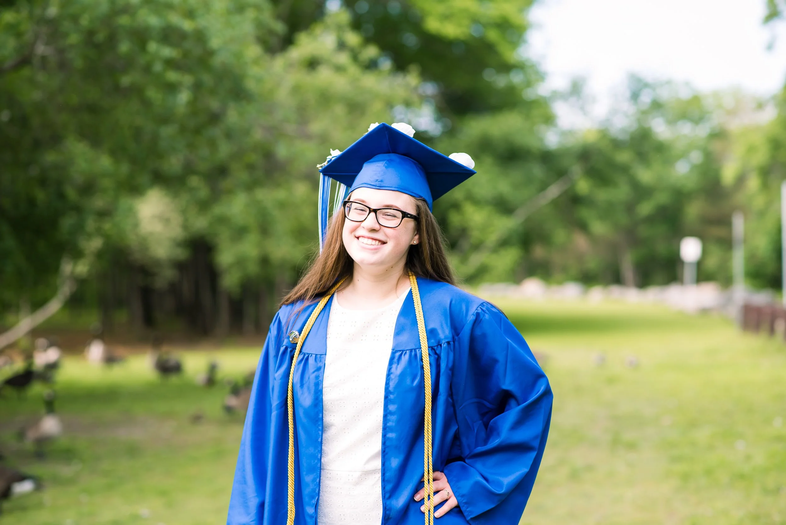 High School Graduation and Senior Portraits at Lake Holbrook MA
