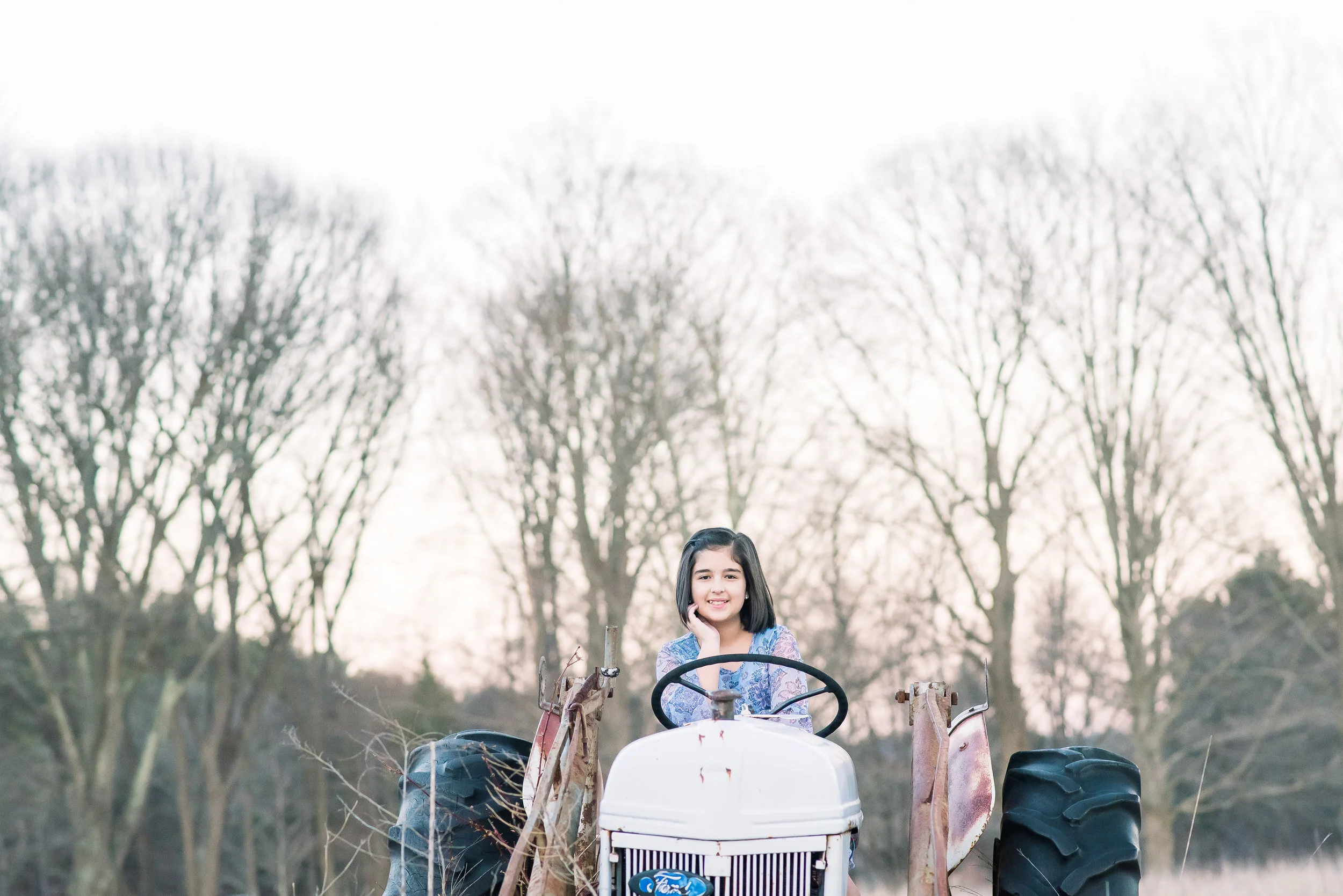 Preteen Girl Birthday Portrait Session at Brookwood Farm Canton MA