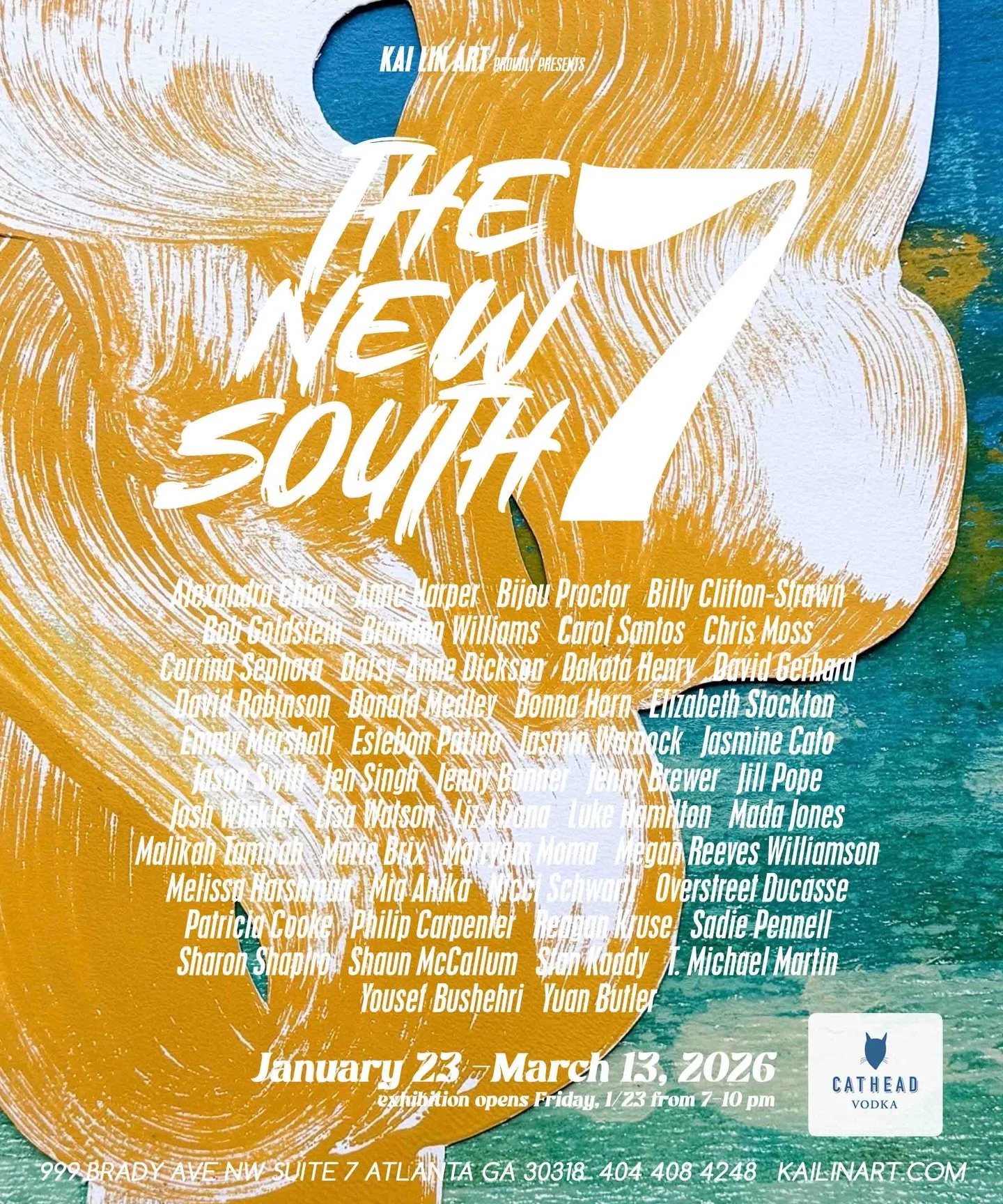 I am so excited for this! 🙌

OPENING RECEPTION
FRIDAY, JANUARY 23, 2026
7:00 - 10:00 PM 
FREE AND OPEN TO THE PUBLIC
EXHIBITION RUNS THROUGH MARCH 13, 2026

KAI LIN ART is pleased to announce our first exhibition of 2026 and the seventh iteration of