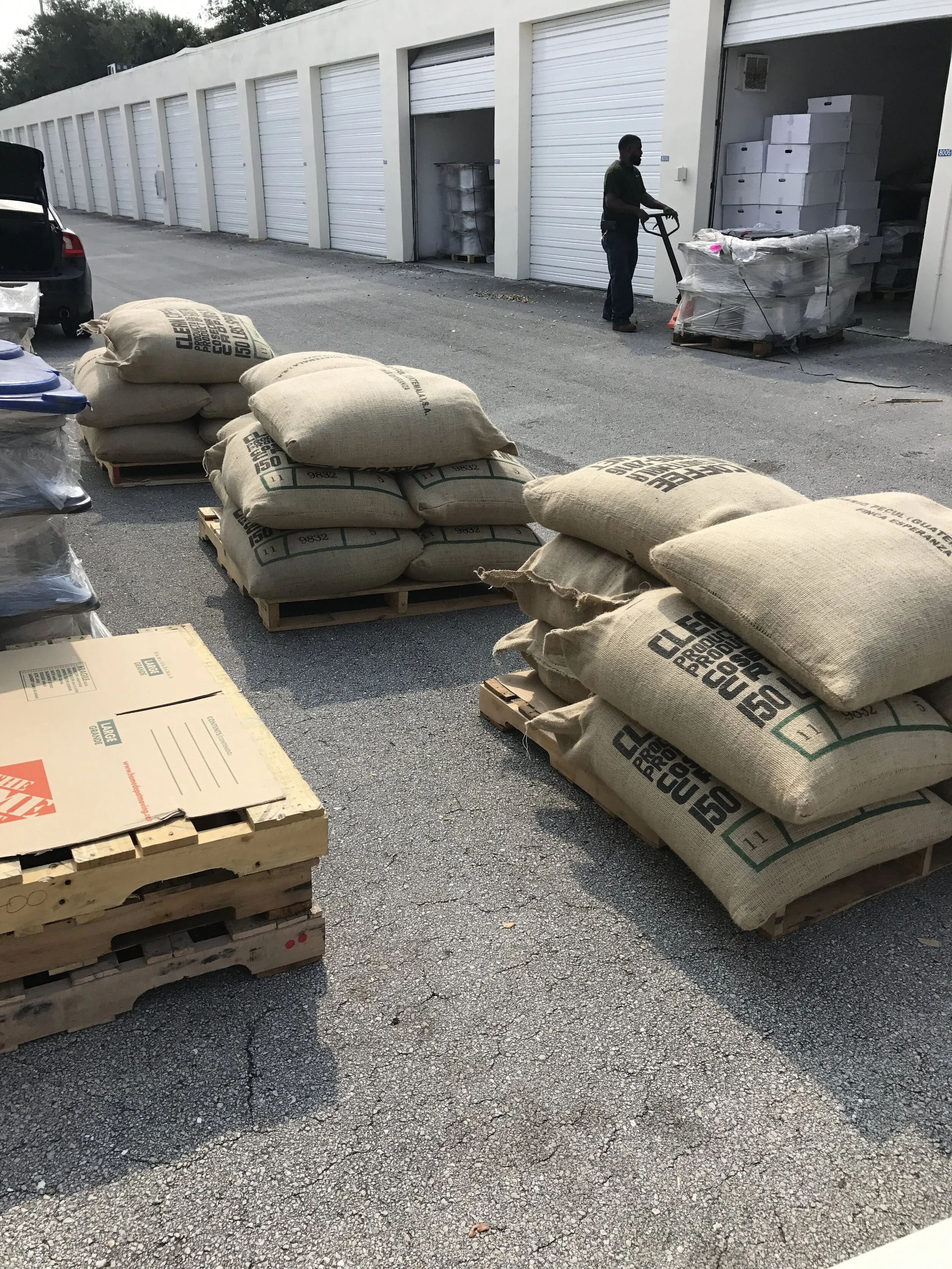 Our original warehouse packing.