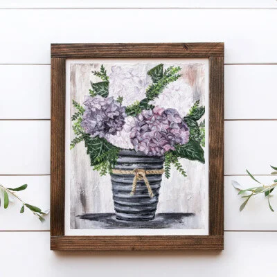 Hydrangea Print flatlay