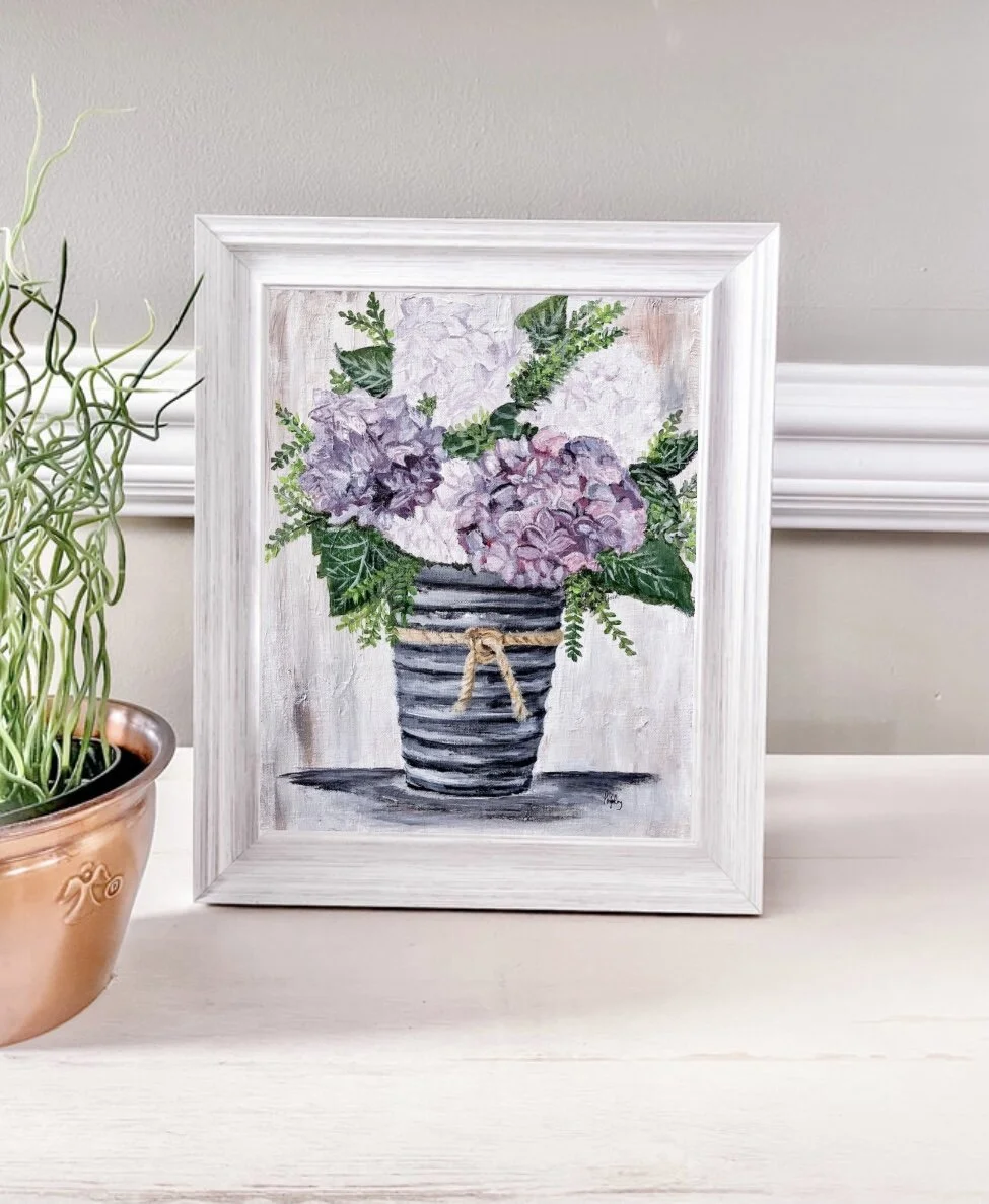 Hydrangea Print styled